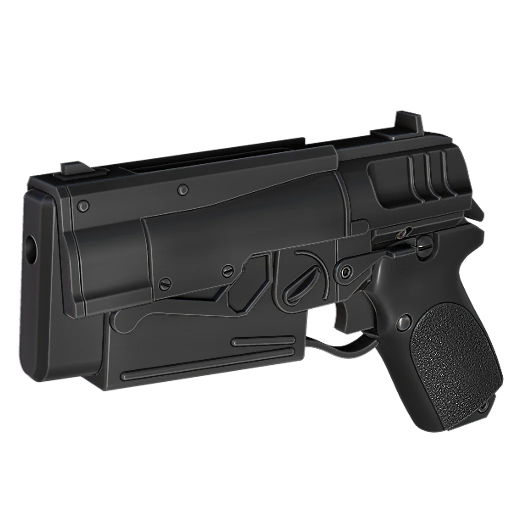 10 mm blaster 2 - Fallout - functional trigger/hammer action