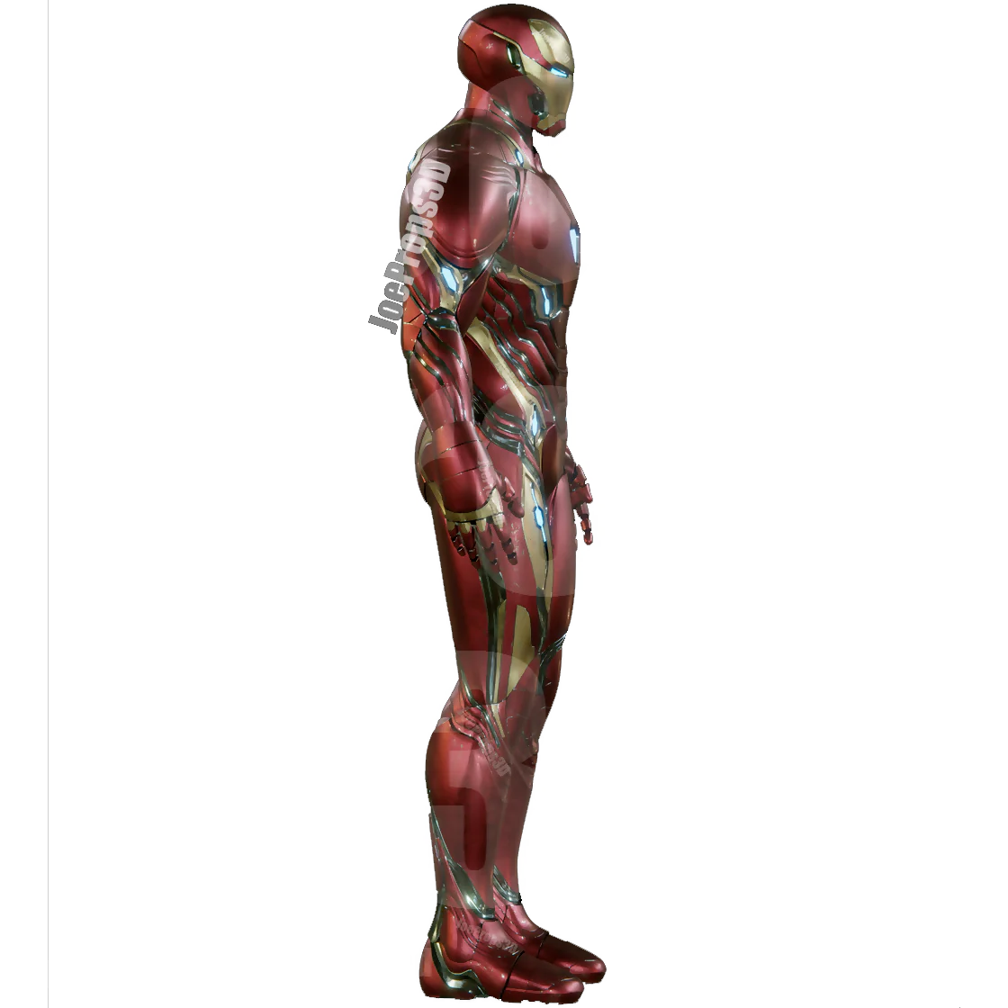 3D Printable Mark 50 Full Suit STL File - JP3D - Image 2