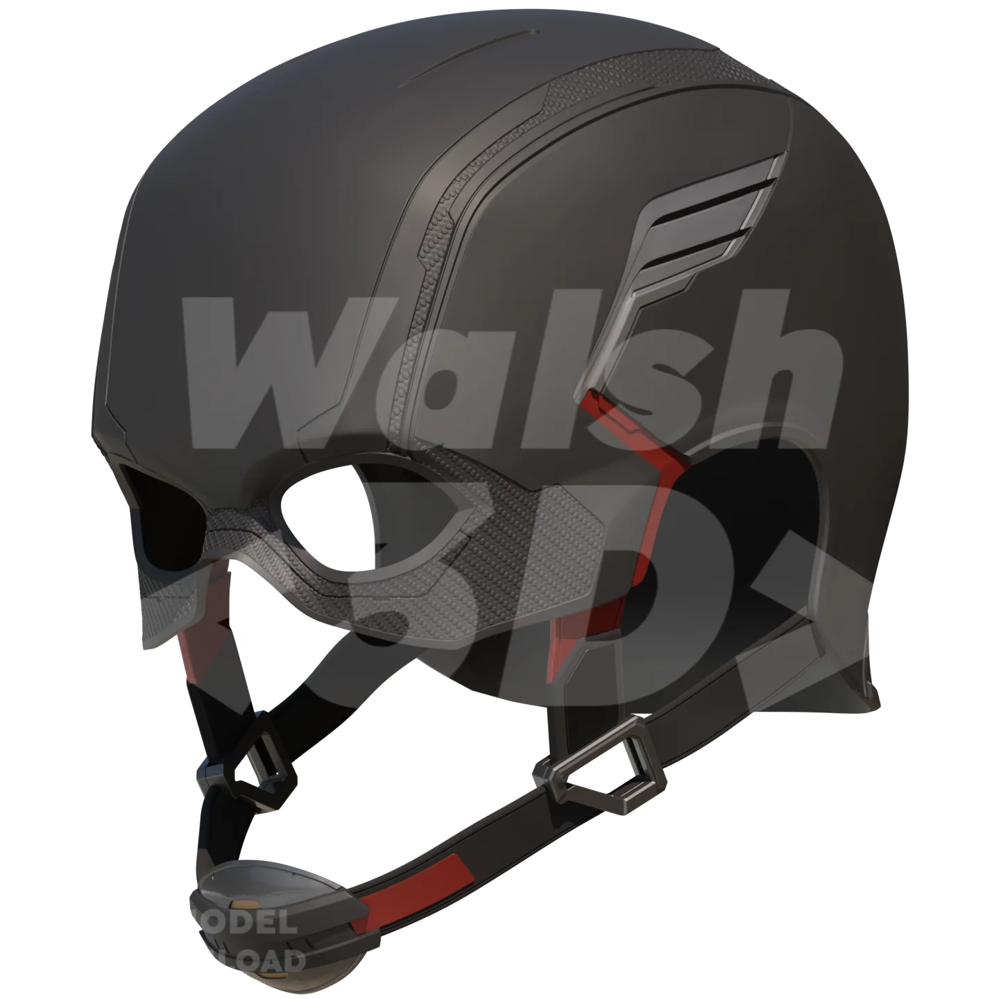 Agent Walker Helmet [3D Print Model]