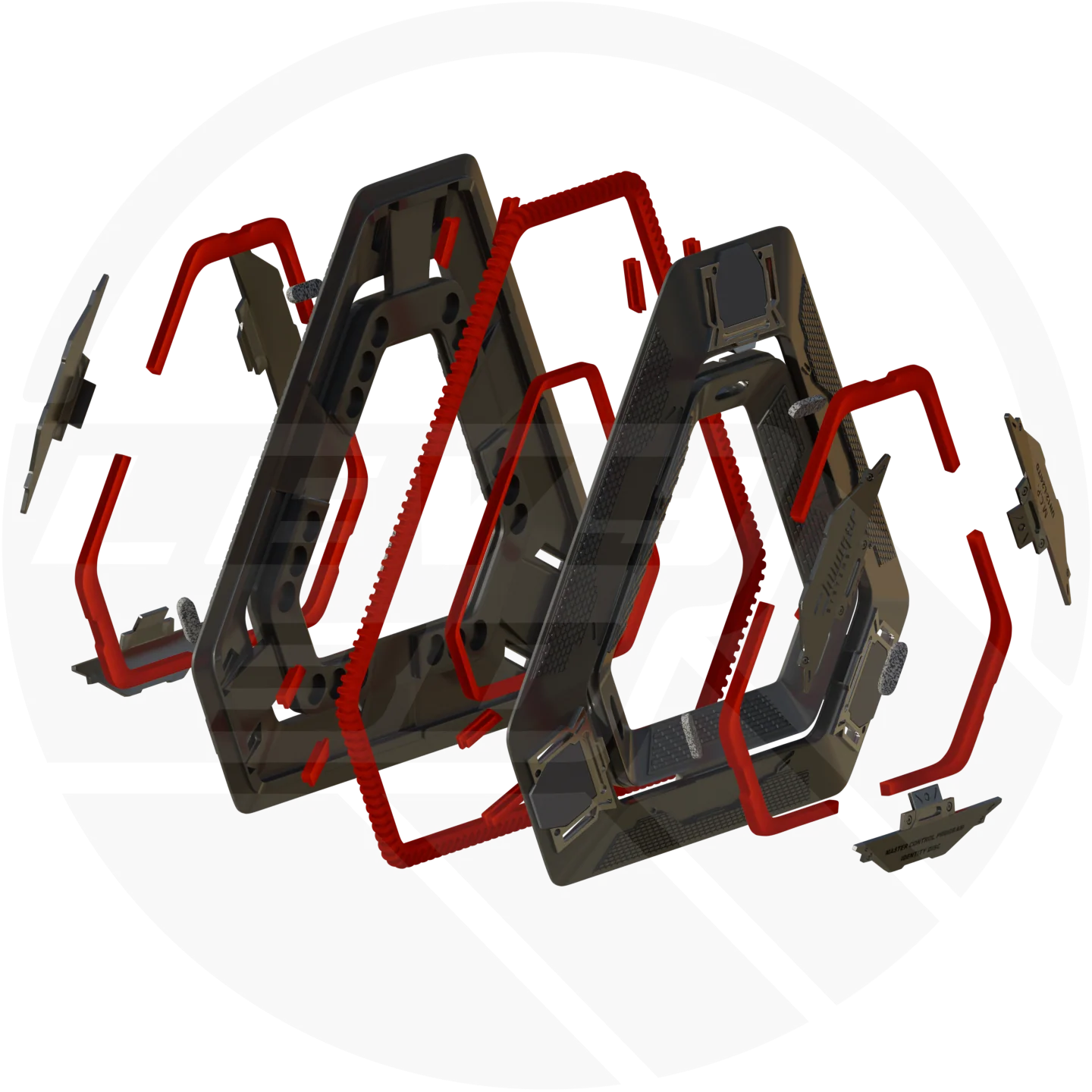 arcade light Identification Disc 3D Model - Image 2