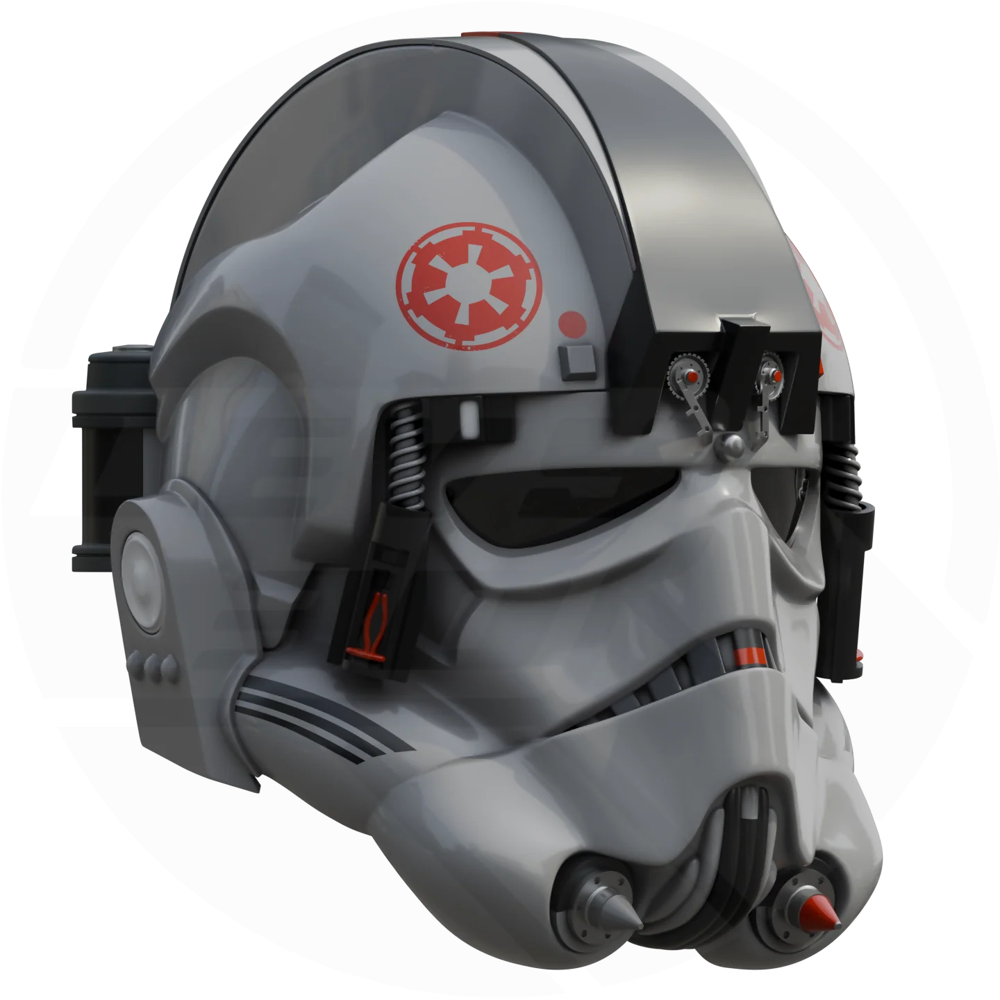 AT AT Driver Helmet 3D Model - Image 2