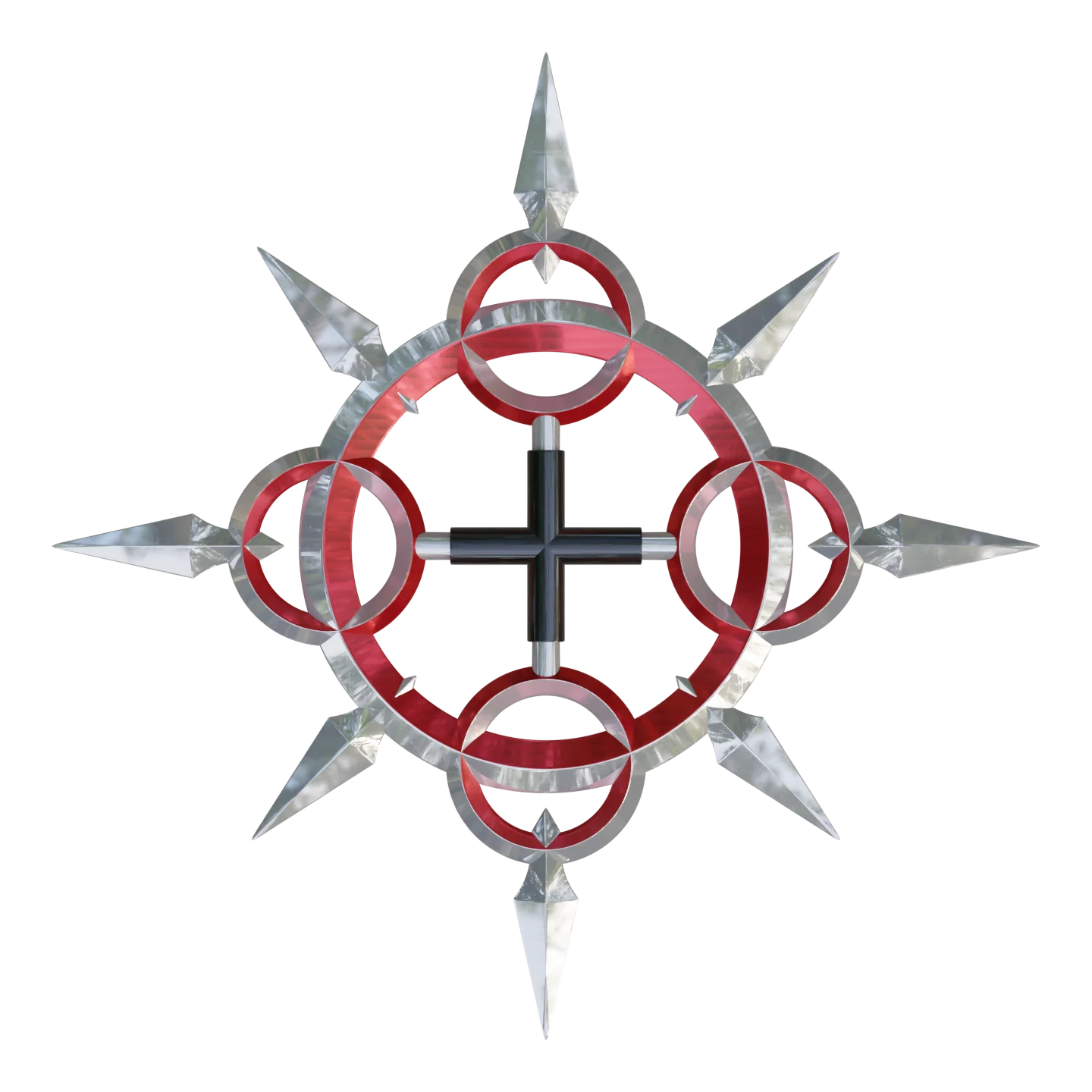 Axel's Eternal Flames Chakrams 3D File
