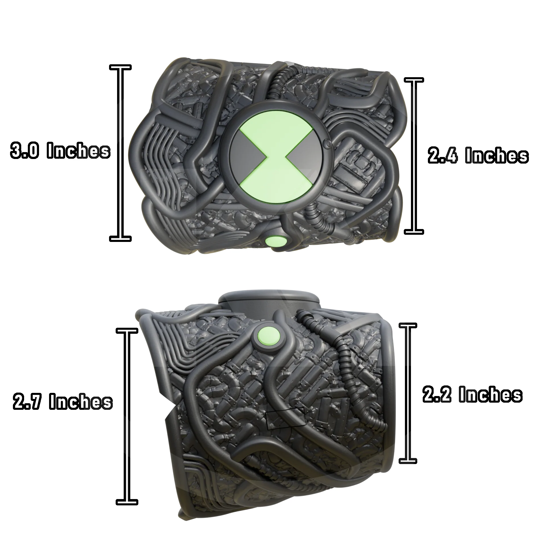 Ben 10 Dynamite Omnitrix Pop Up 3D Printable File - Image 10