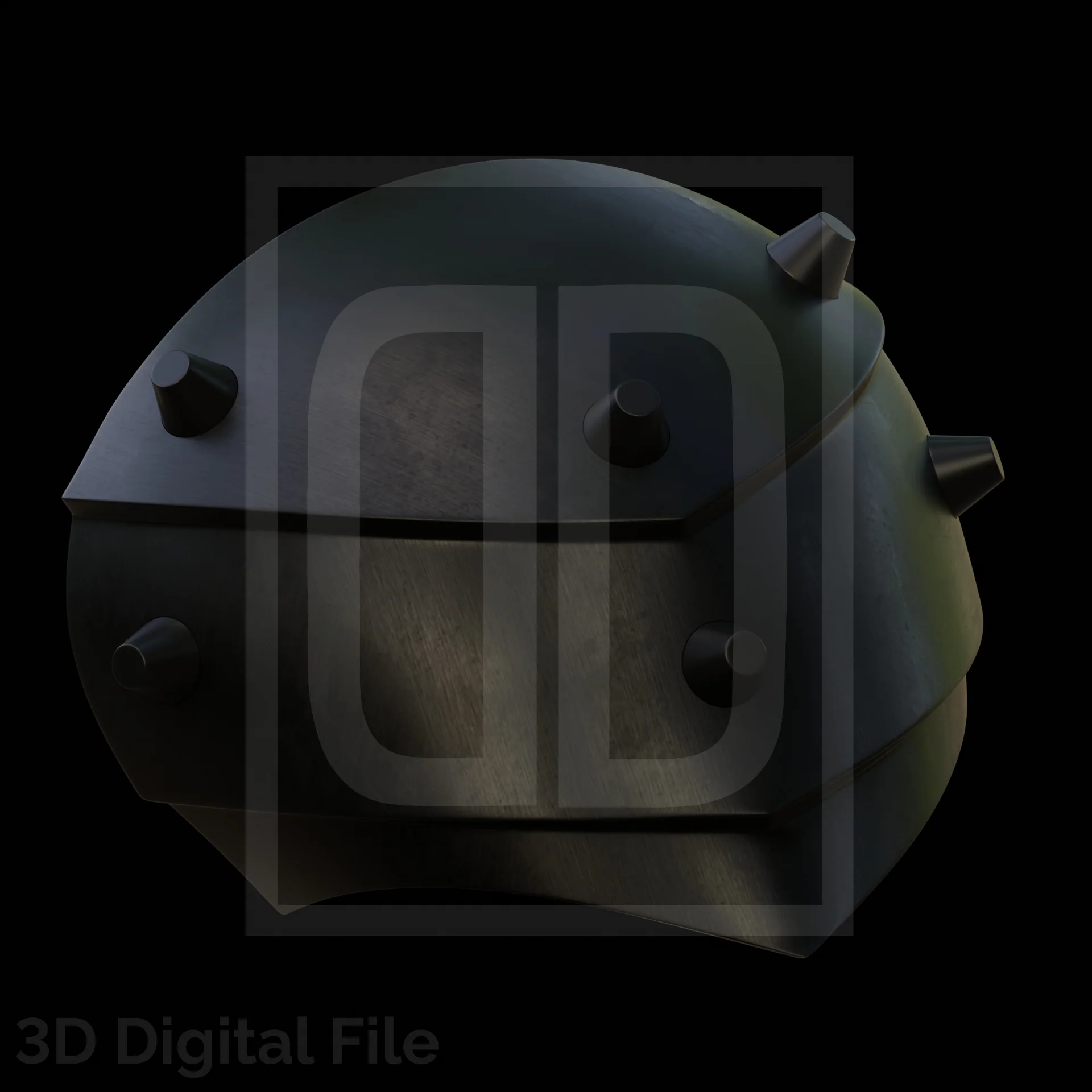 Buffed Bat Neck and Shoulders 3D Model - Image 8