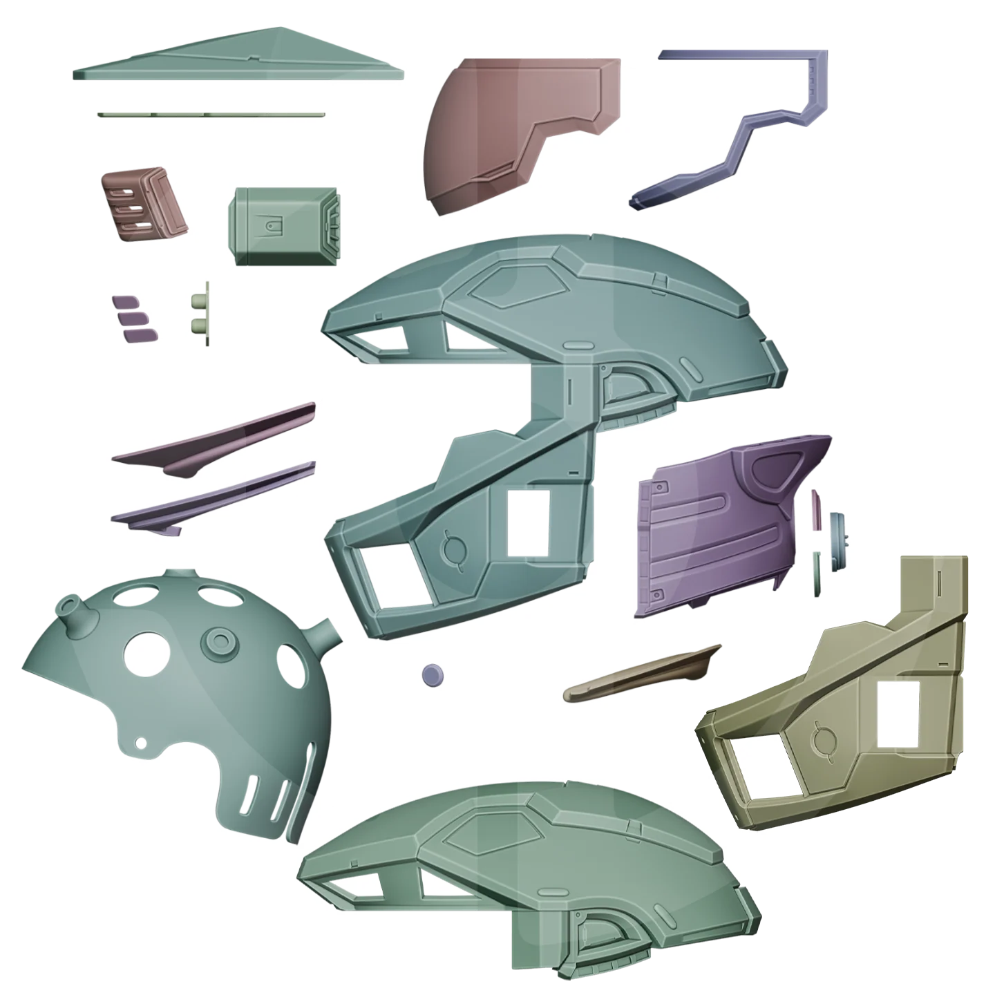 Chief Campaign Evolved Mark V Helmet File - Image 2