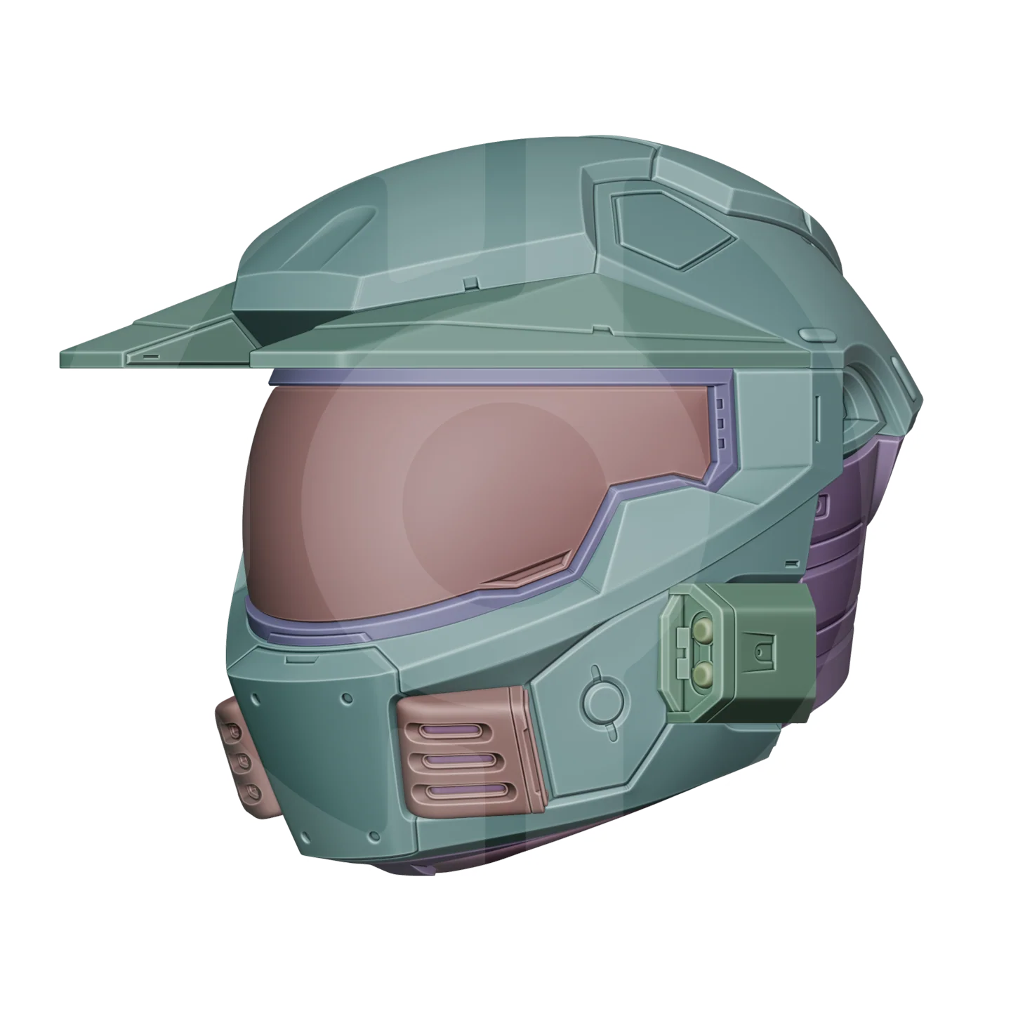 Chief Campaign Evolved Mark V Helmet File - Image 8