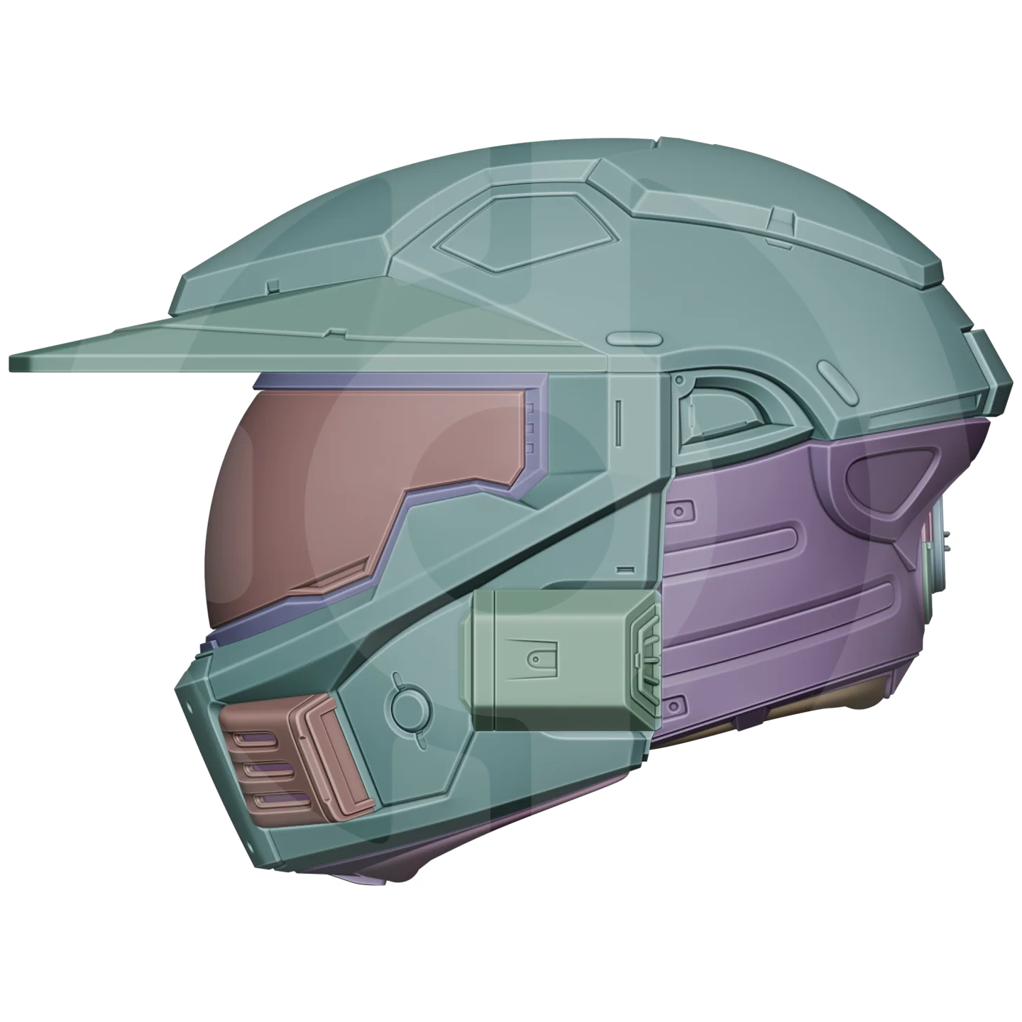 Chief Campaign Evolved Mark V Helmet File - Image 9