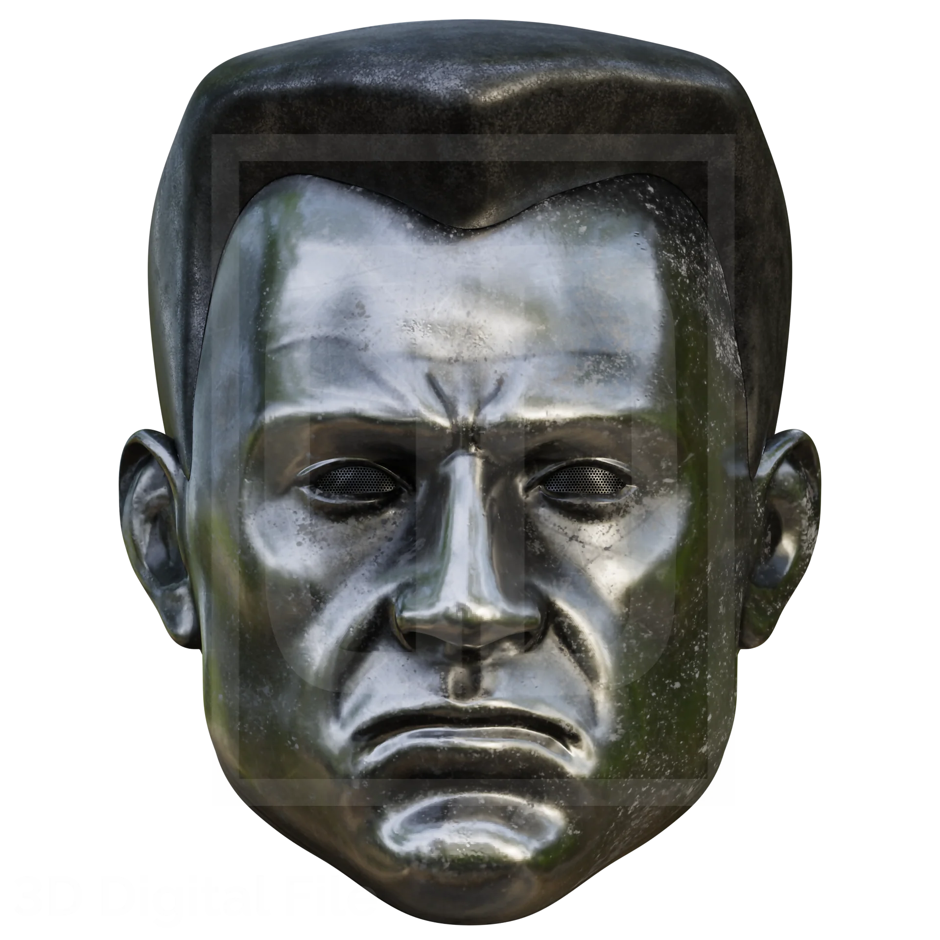Colossal Metal Mask 3D Model