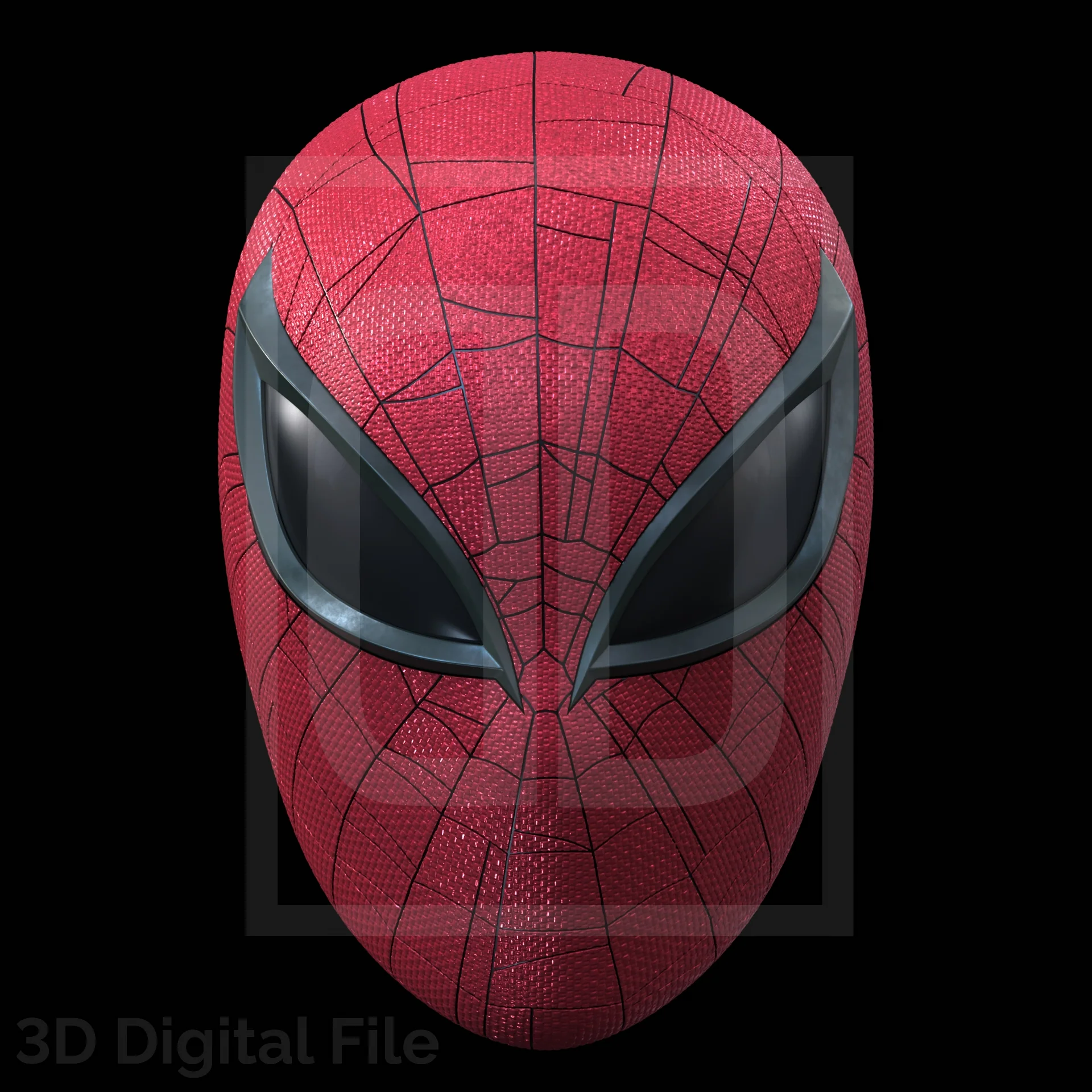 Superior Spider Hero Textured Mask - SM2 PS5 3D Model - Image 3