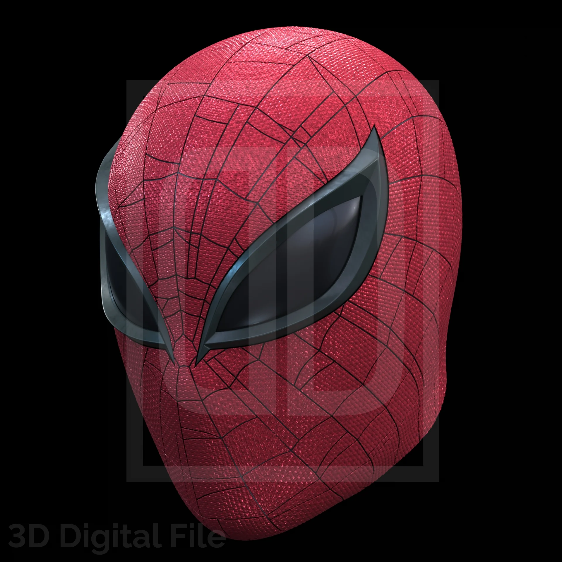 Superior Spider Hero Textured Mask - SM2 PS5 3D Model - Image 4