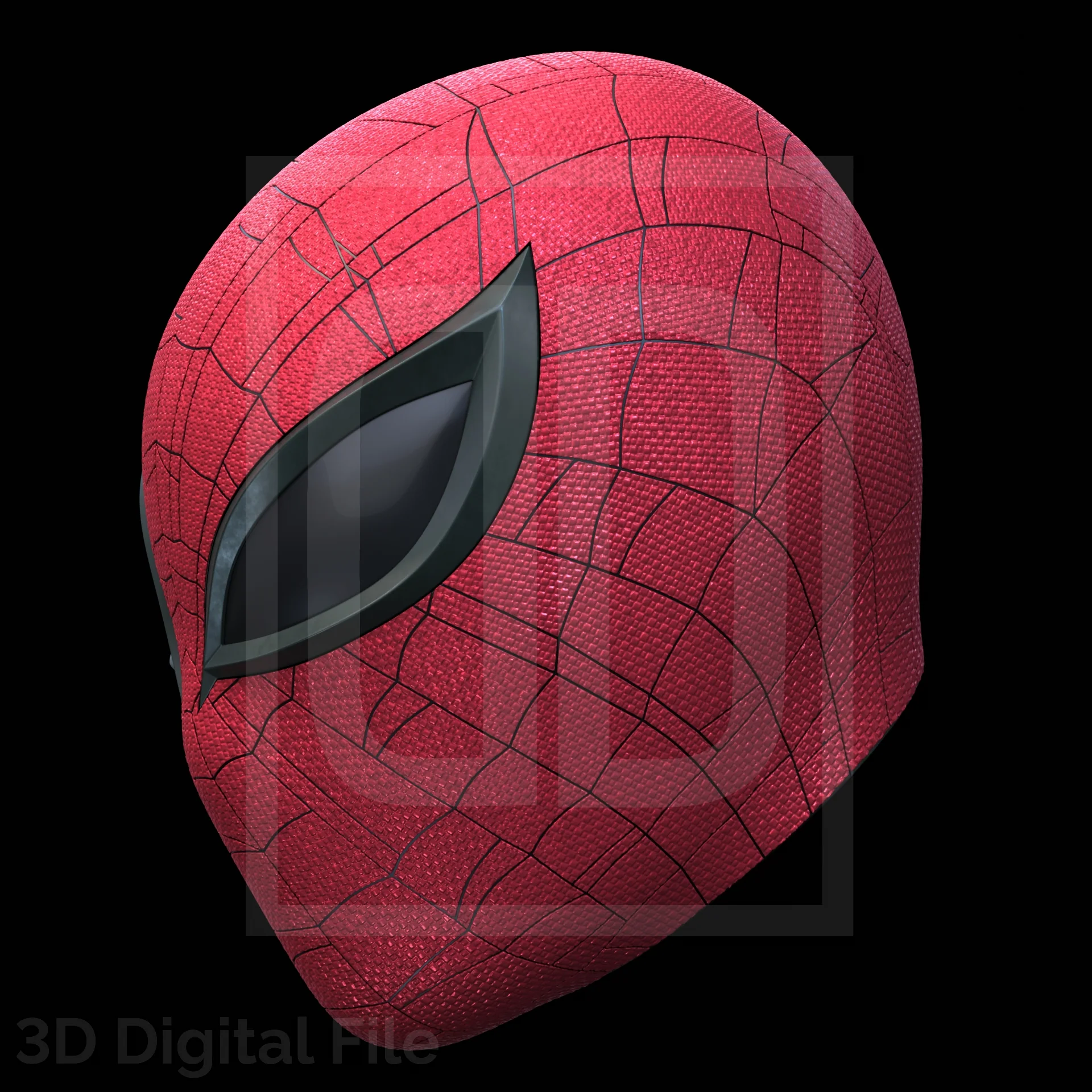 Superior Spider Hero Textured Mask - SM2 PS5 3D Model - Image 5