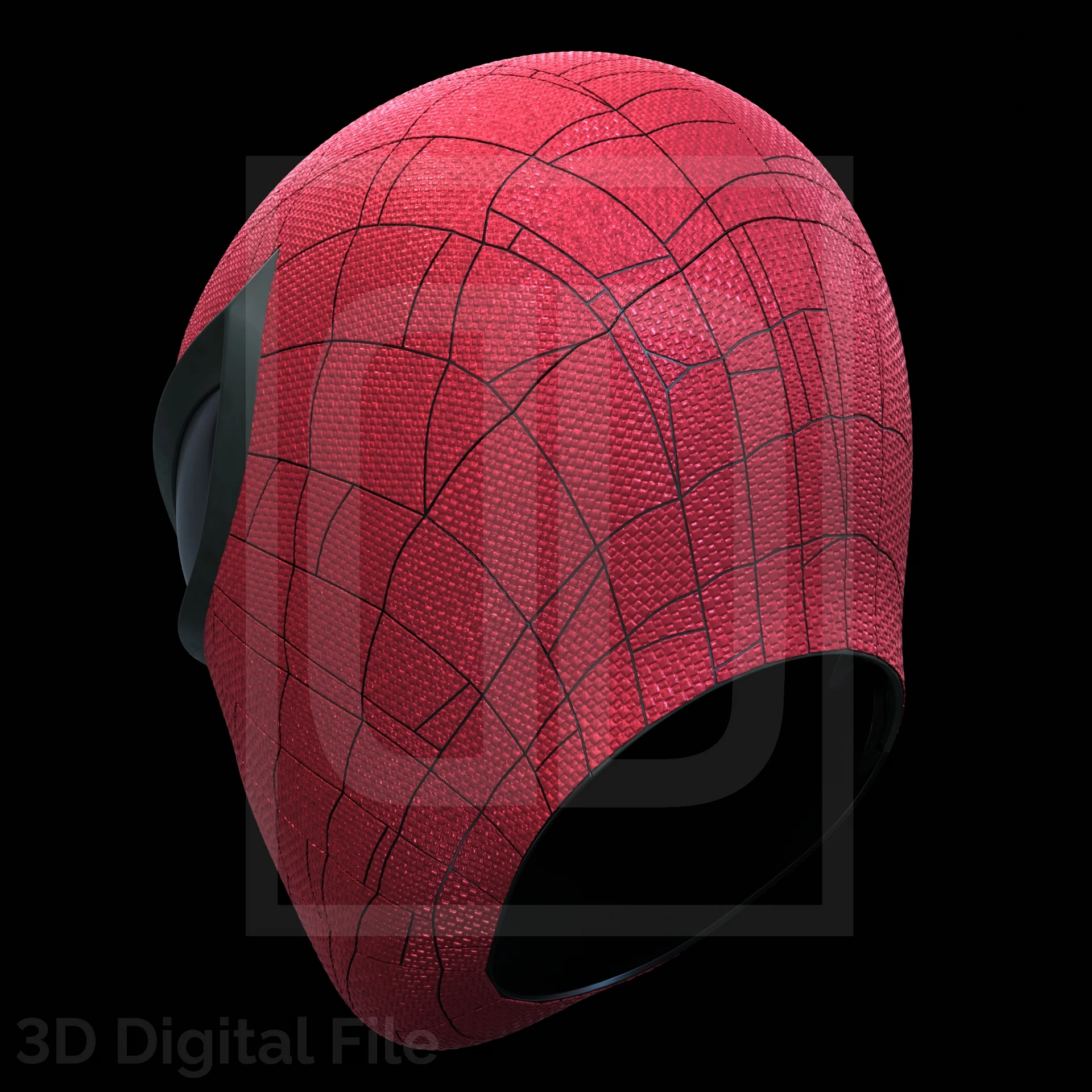 Superior Spider Hero Textured Mask - SM2 PS5 3D Model - Image 6