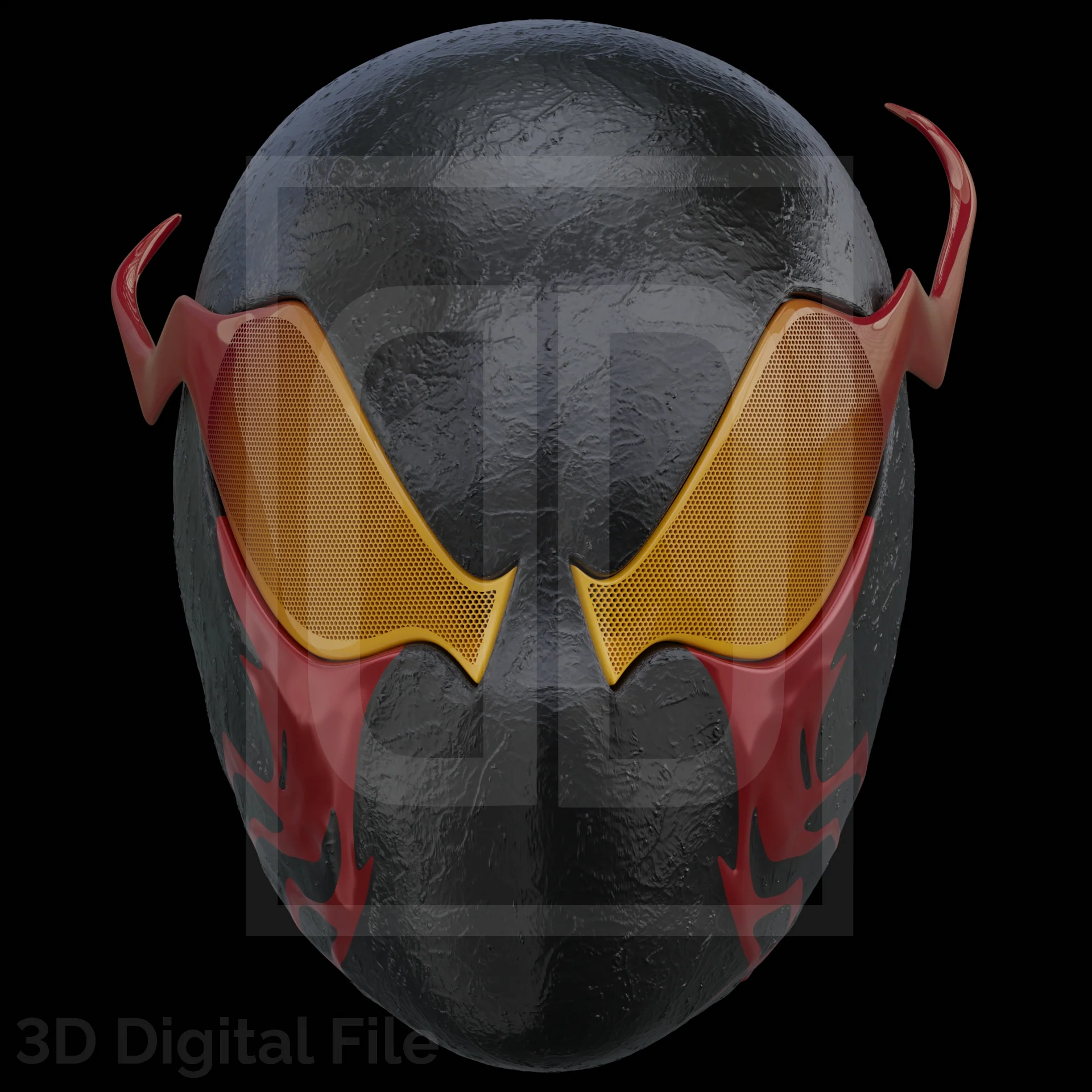 Spider Hero Masacre Black Mask - SM2 PS5 3D Model - Image 3