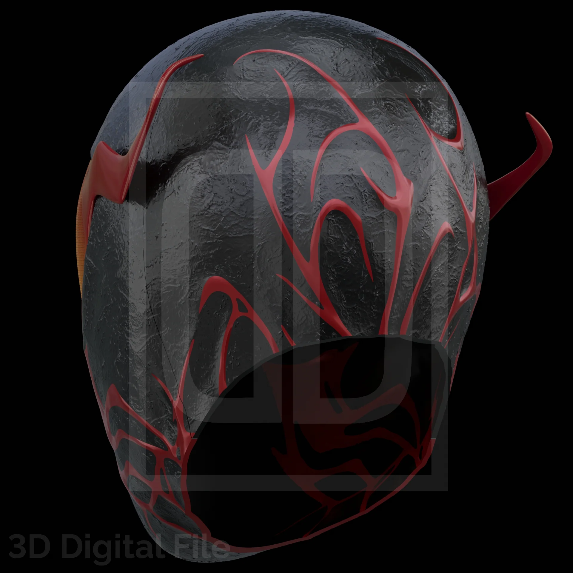 Spider Hero Masacre Black Mask - SM2 PS5 3D Model - Image 6