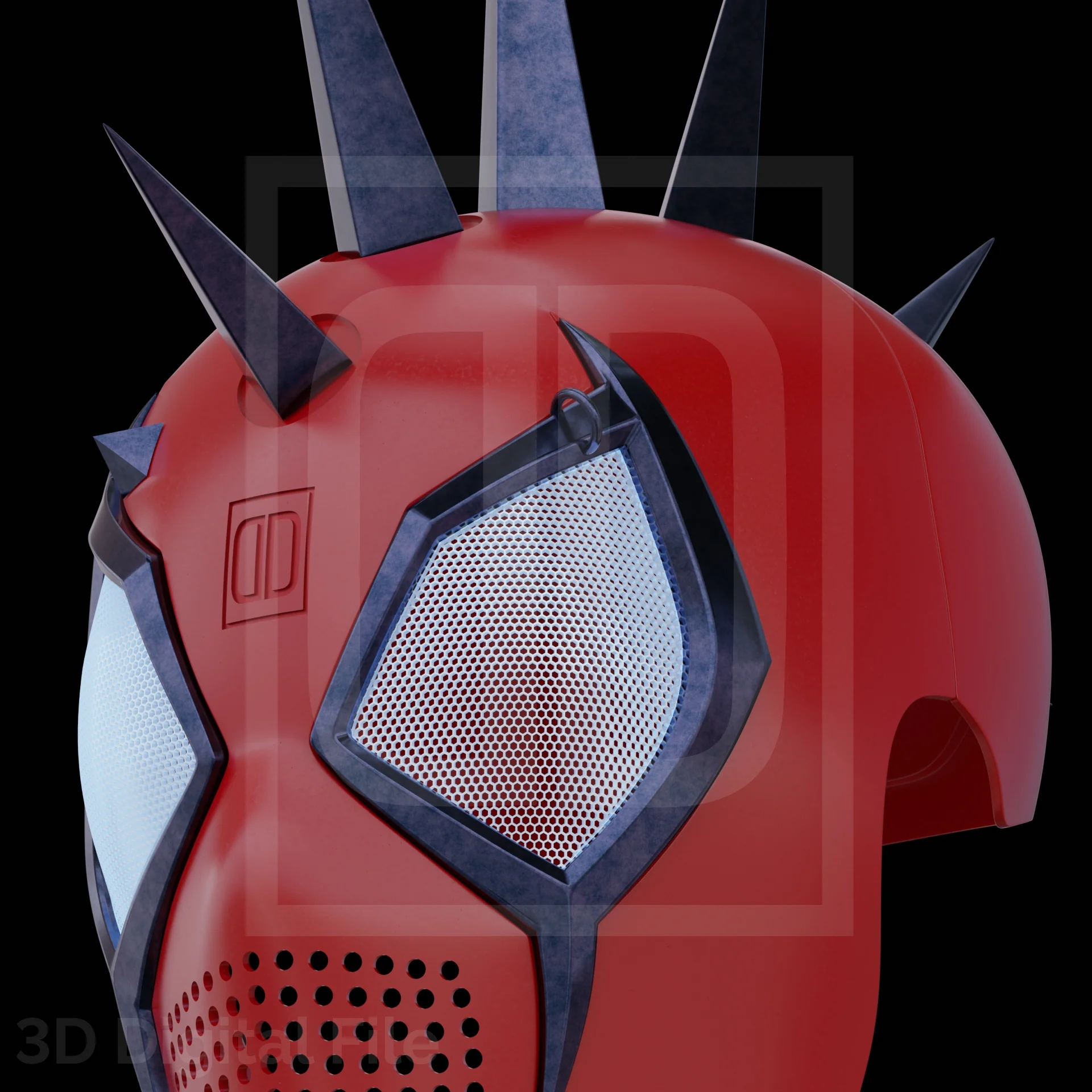 Spider Hero Punk Champion Faceshell - 3D Model - Image 10