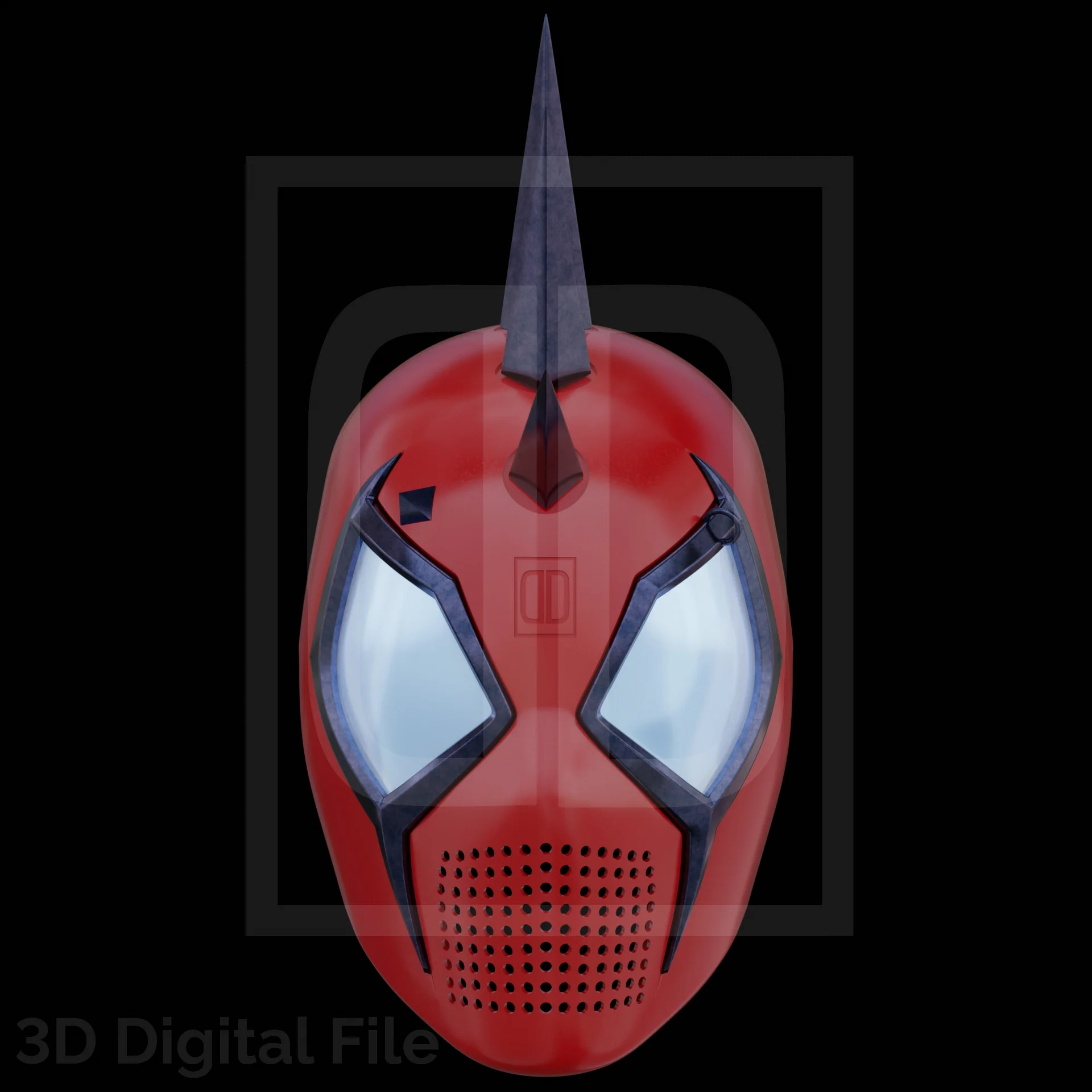 Spider Hero Punk Champion Faceshell - 3D Model - Image 3