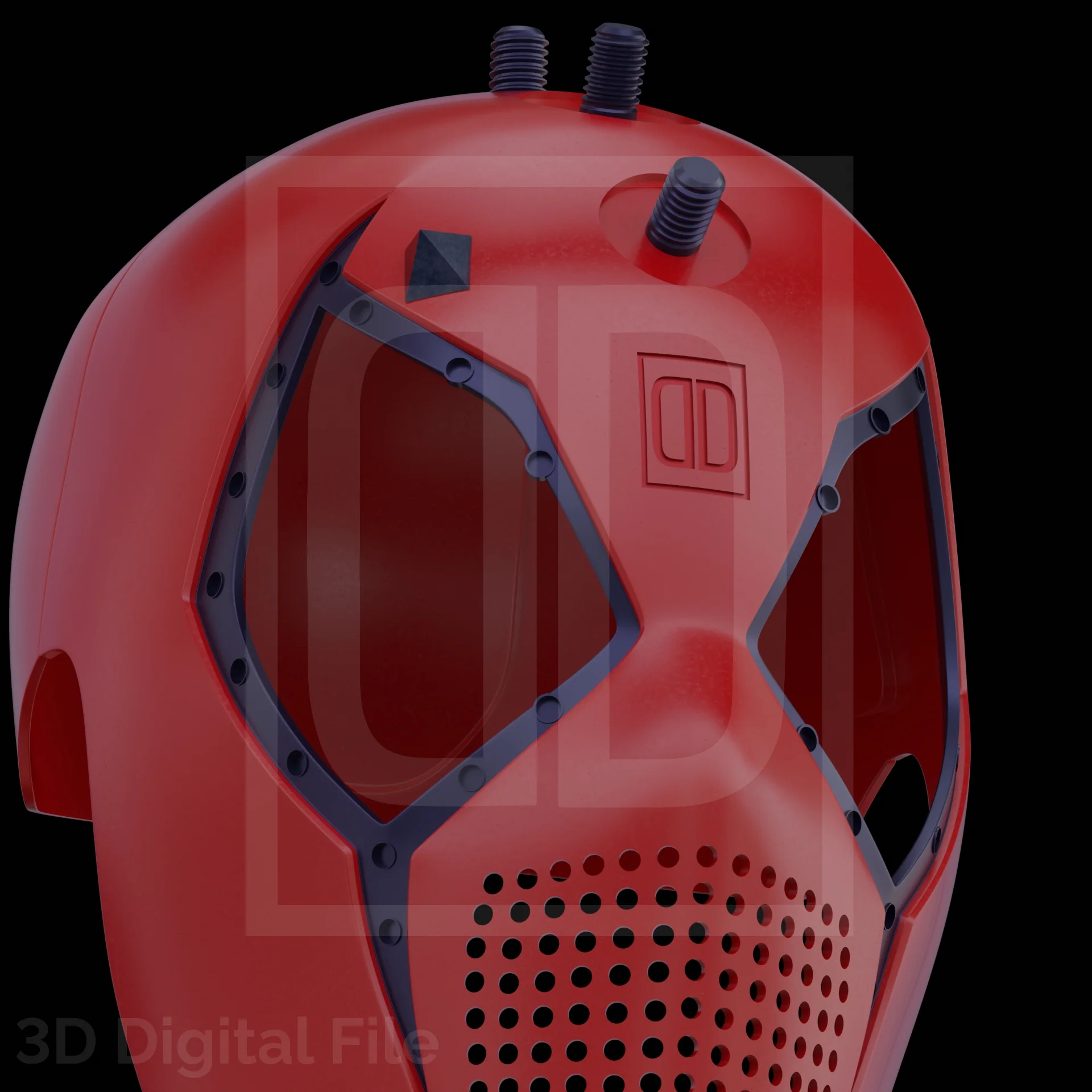 Spider Hero Punk Champion Faceshell - 3D Model - Image 4