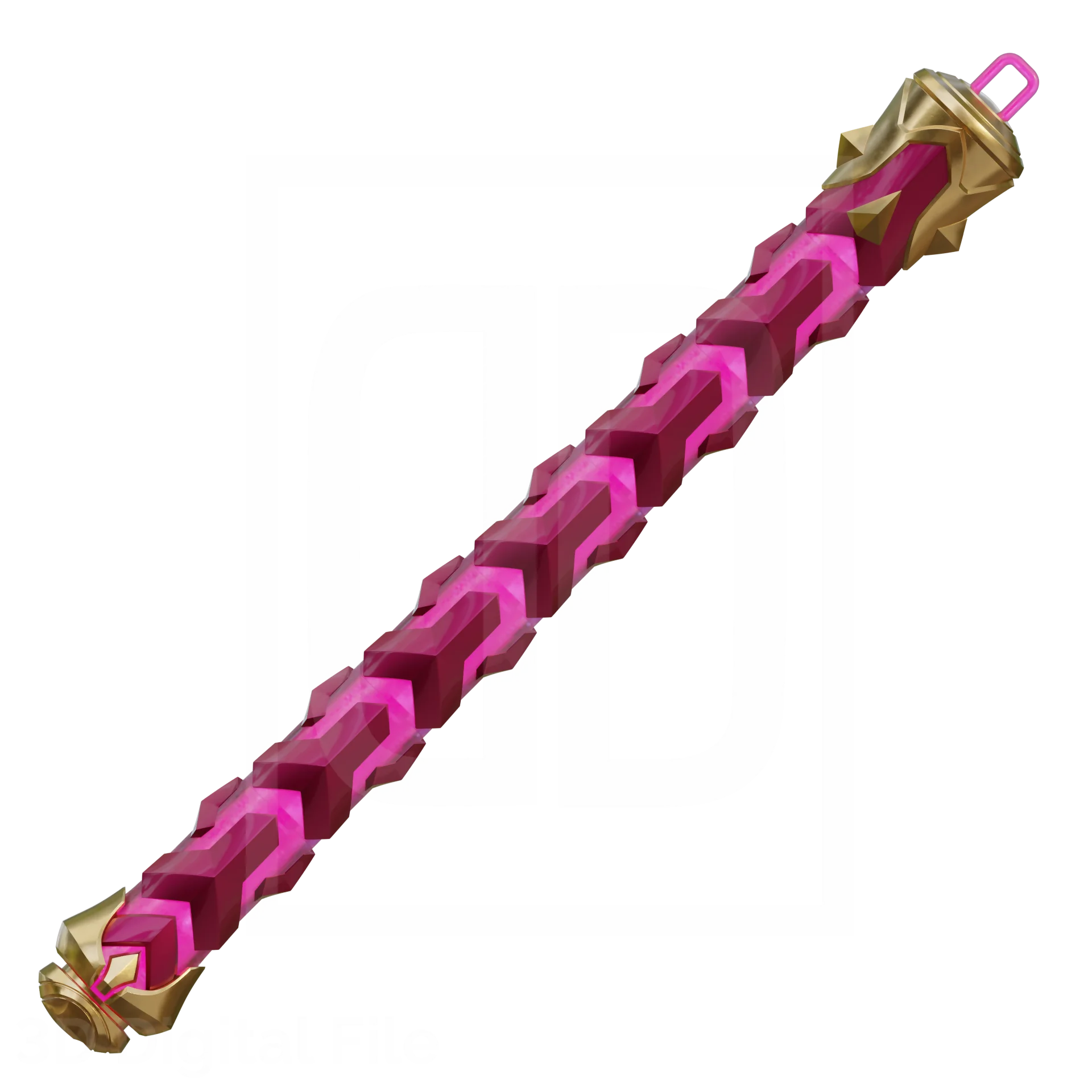 Devil Nunchakus Modular - MR Game 3D Model