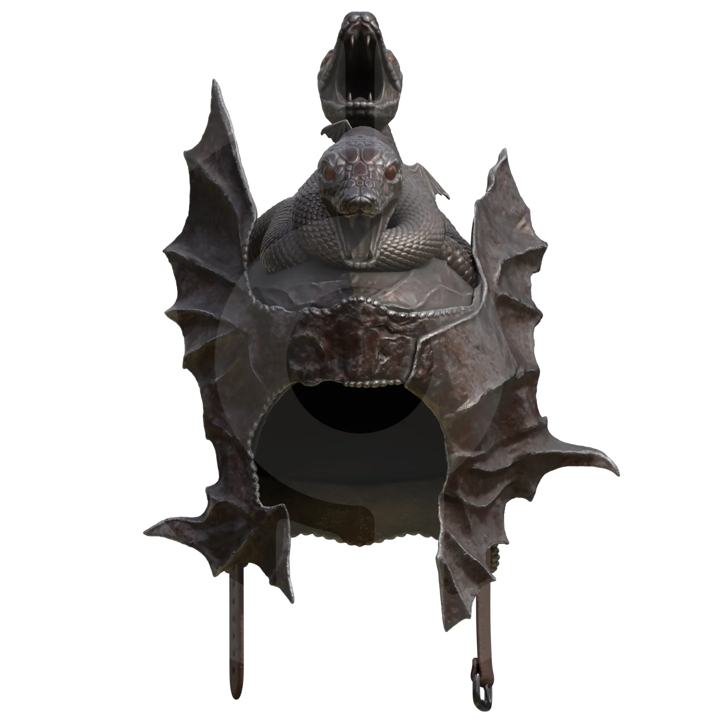Fantasy Winged Snake Helmet File