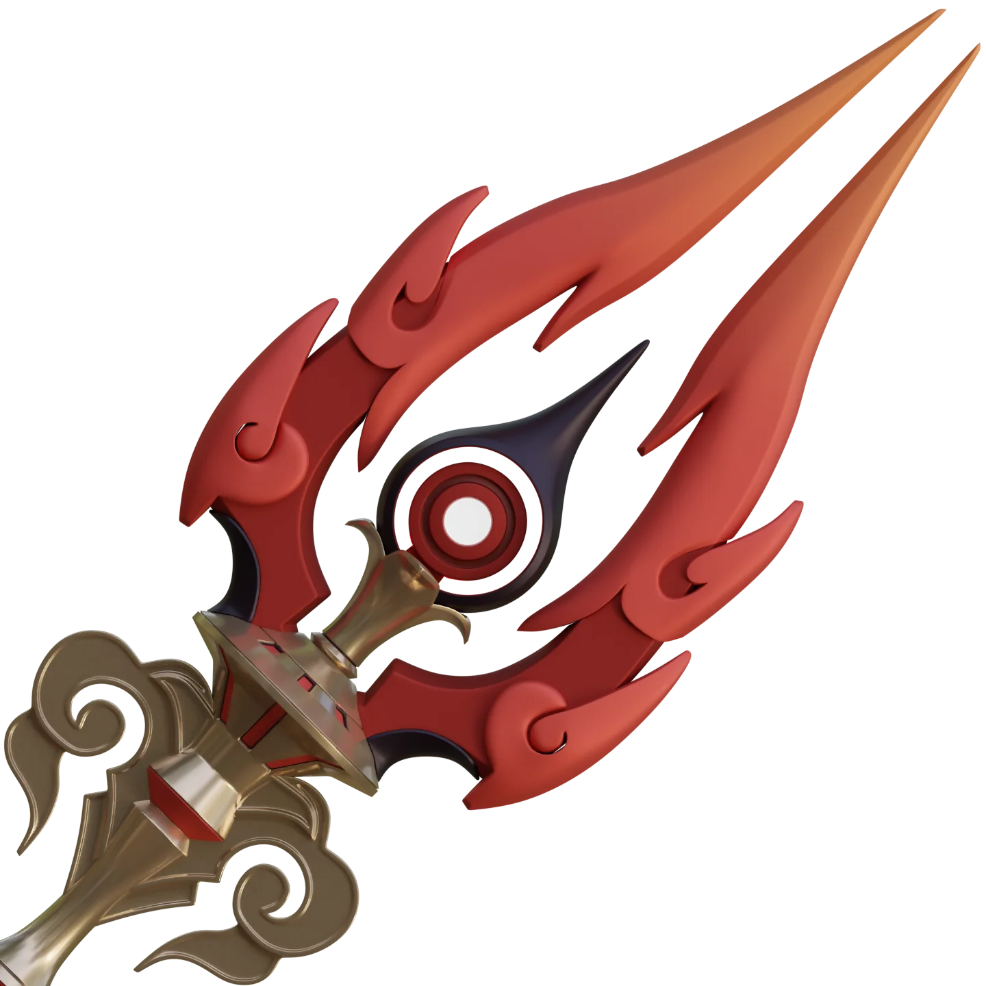 Genshin Impact Staff of Homa Polearm 3D Printable Model