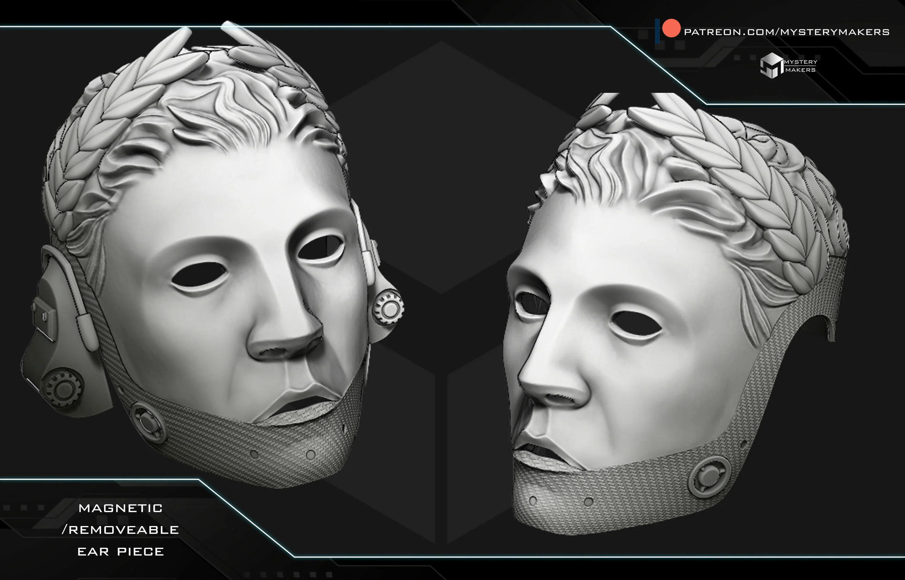 Golden agent mask - Image 3