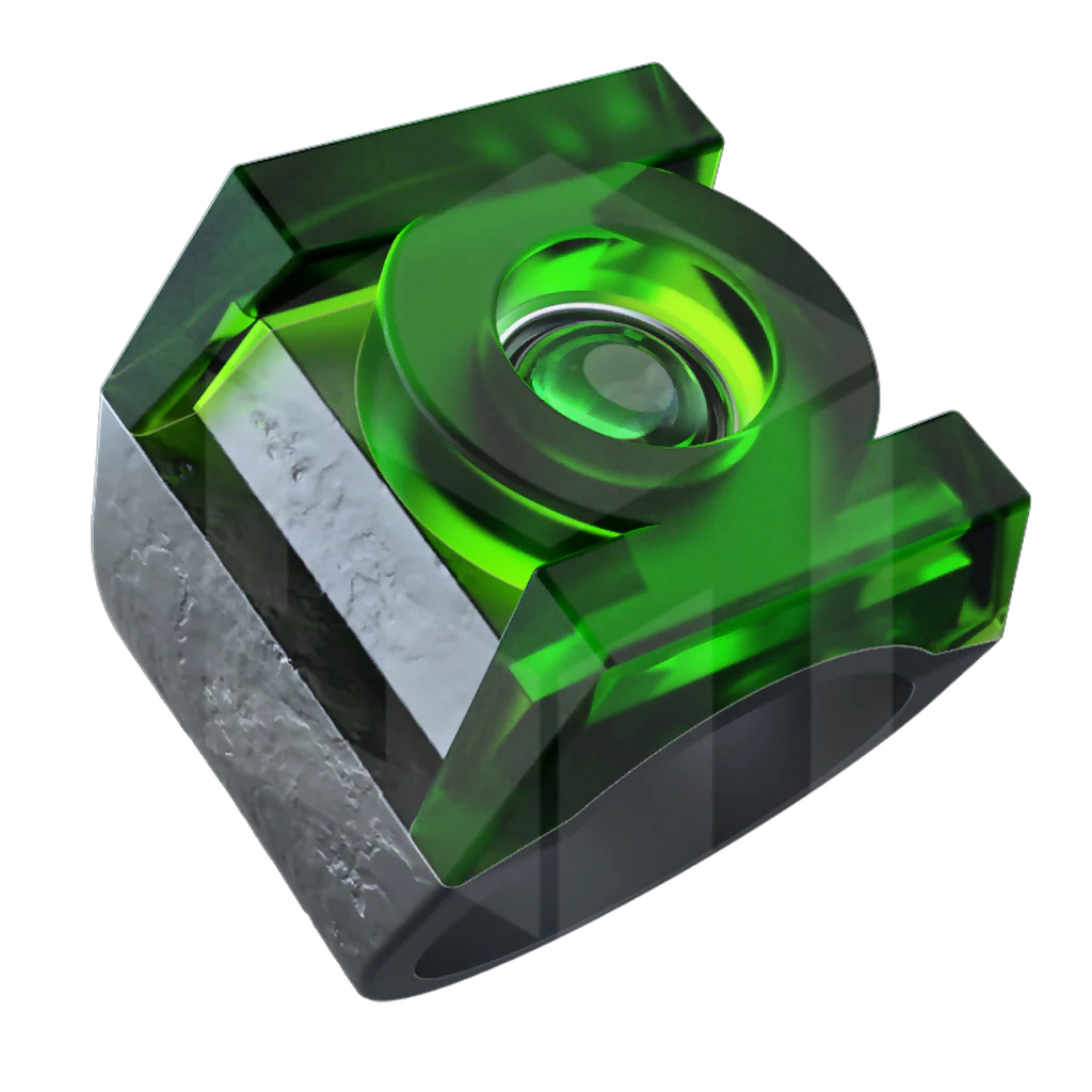Green space warrior ring
