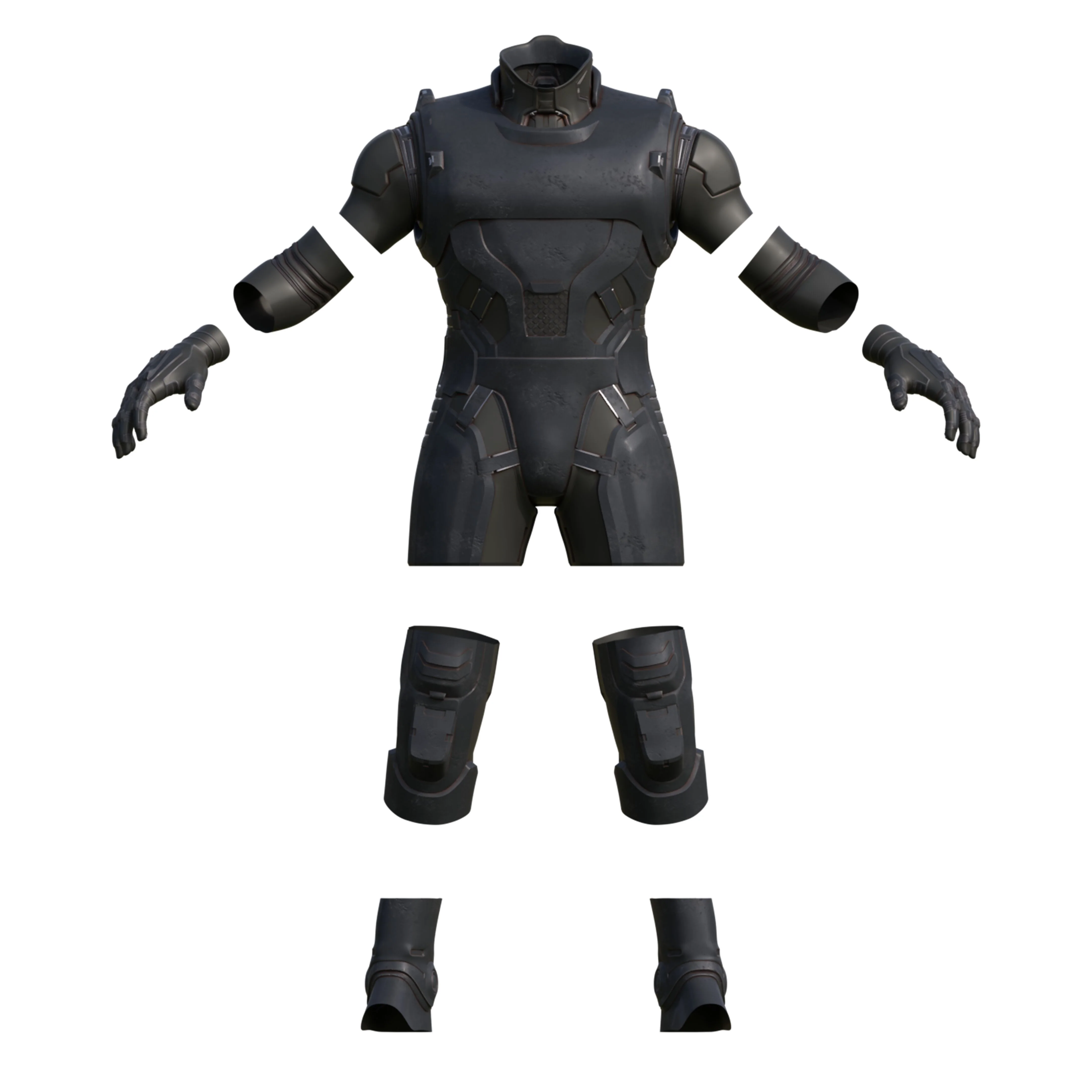 Halo Infinite: Master Chief Undersuit Molds 3D Print Files