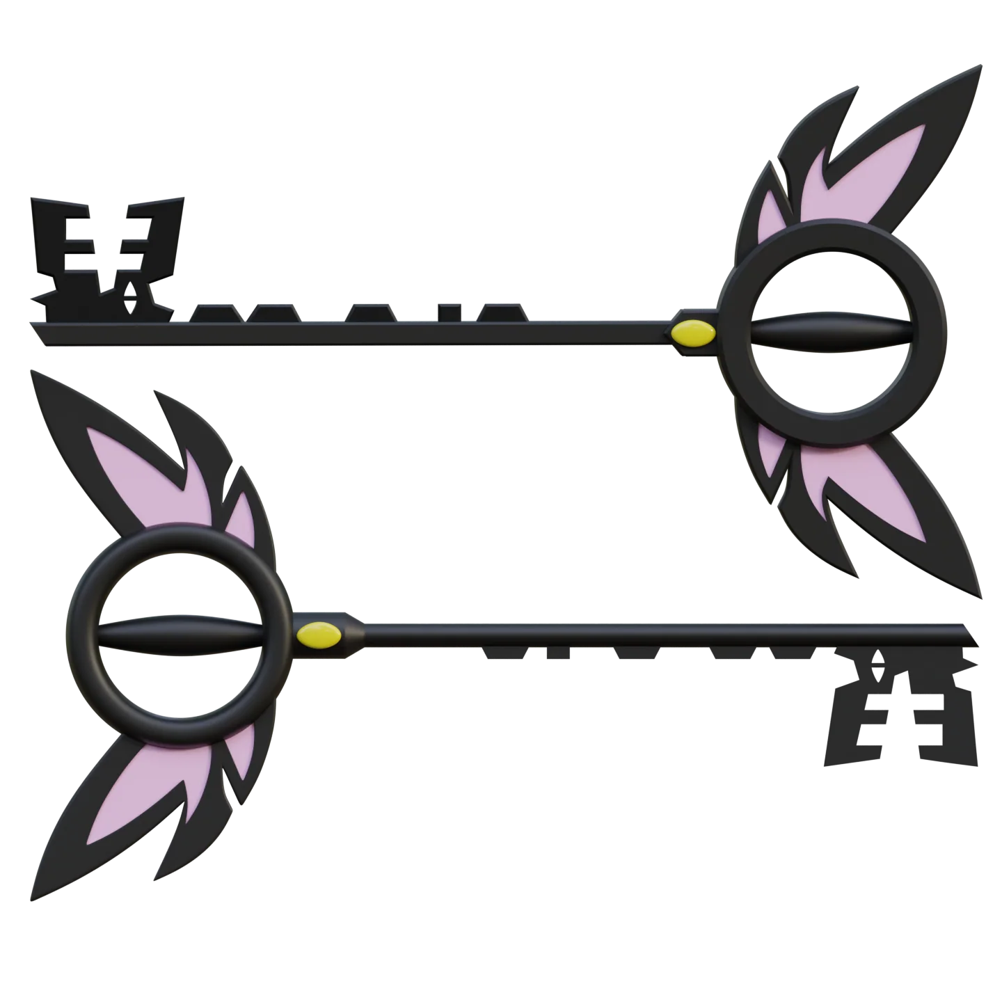 Hazbin Hotel Lucifer Keyblade 3D FIle