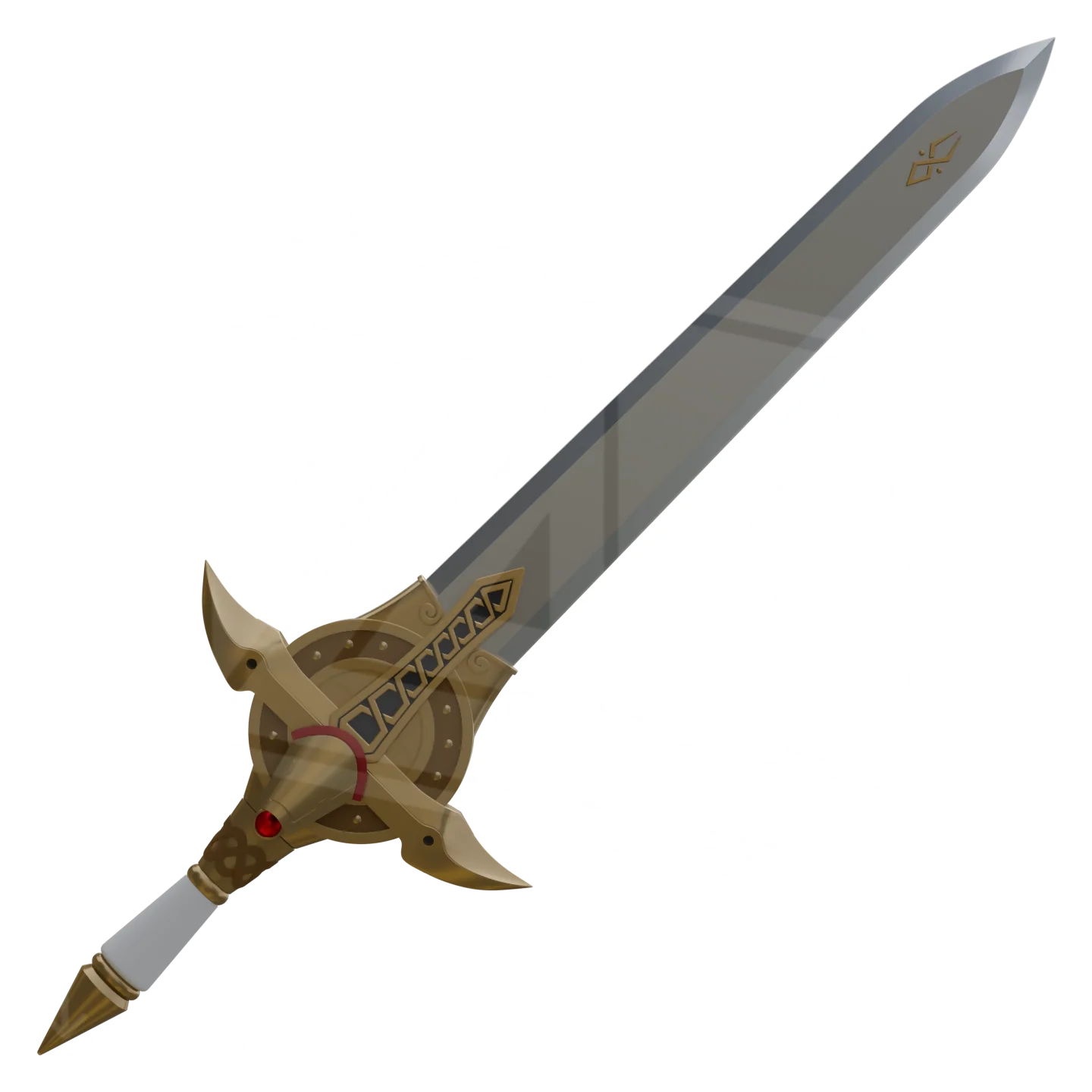Hedgehog Sword 3D Model