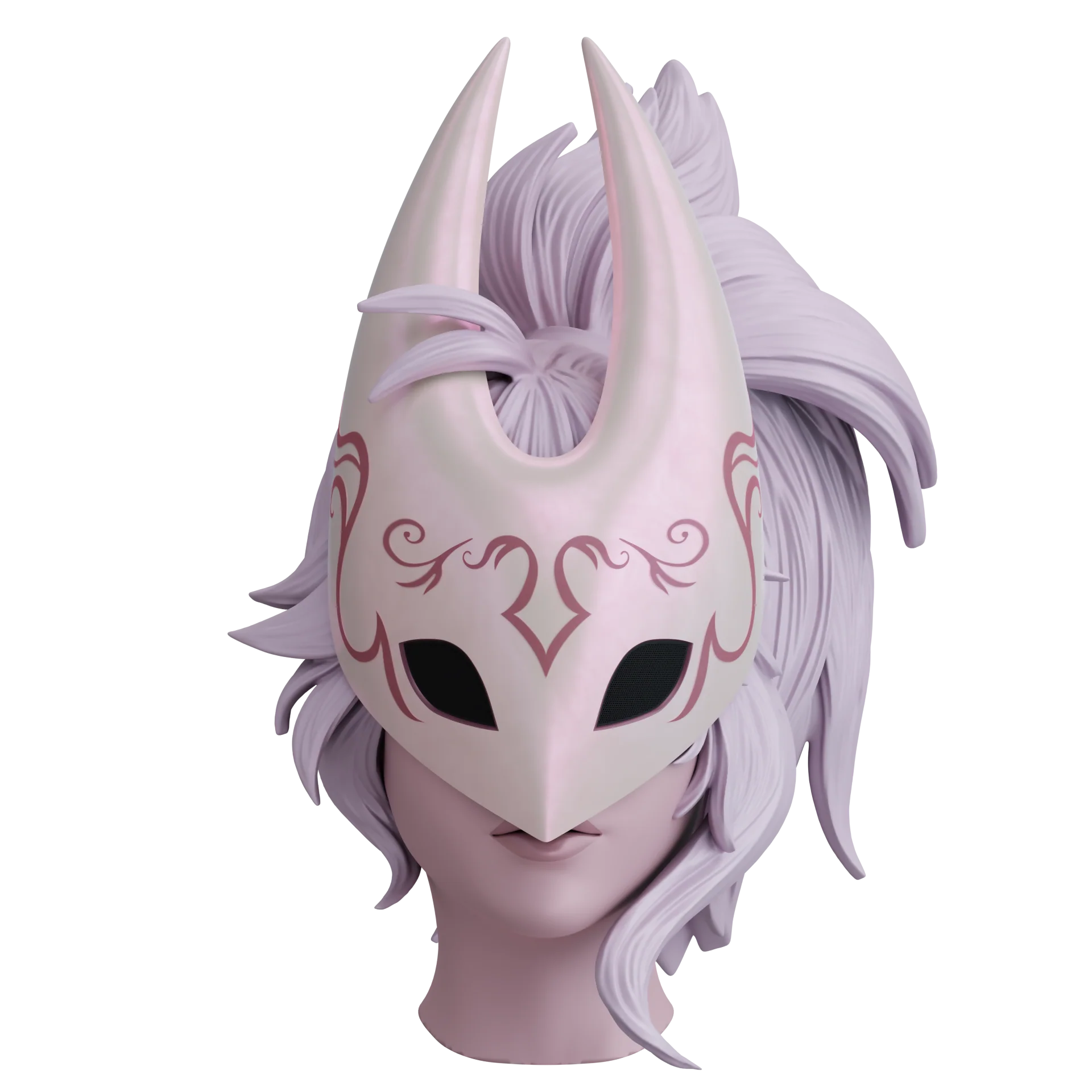 Hornet Castlevania Mask - Hollow Knight Silksong 3D Model