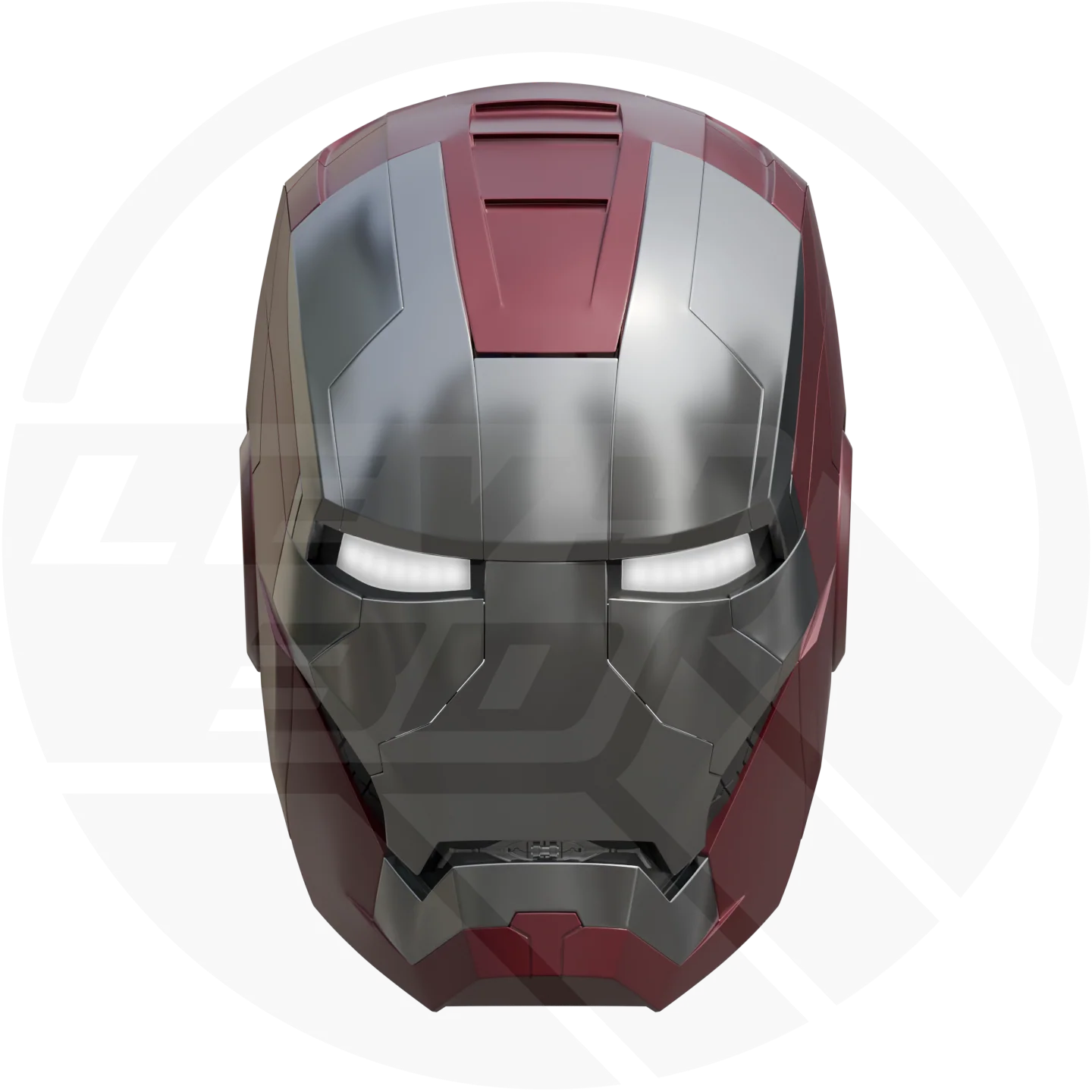 Iron Mk5 segmented faceplate 3D model