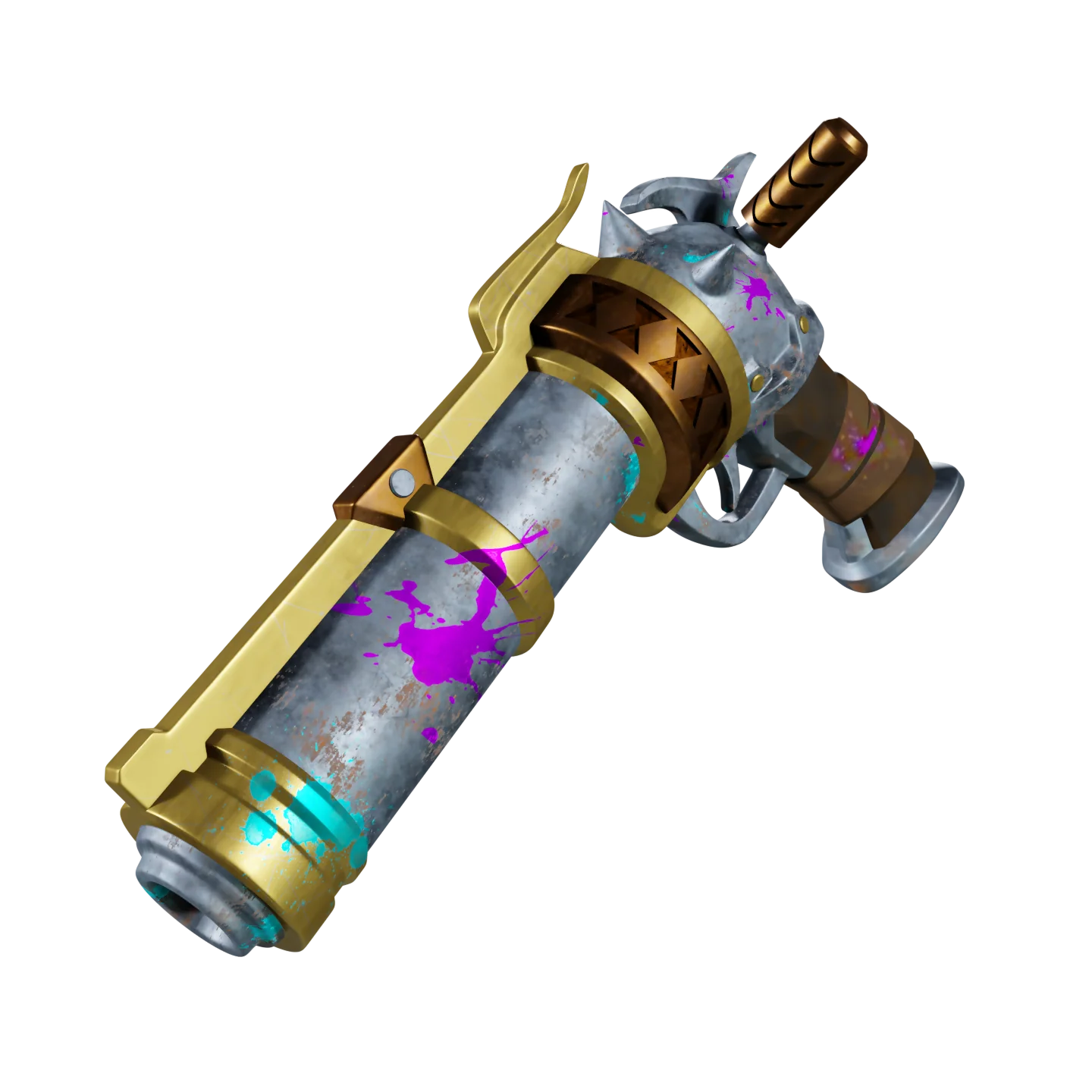 Jinx Zap Zap Pistol Arcane 3D Model