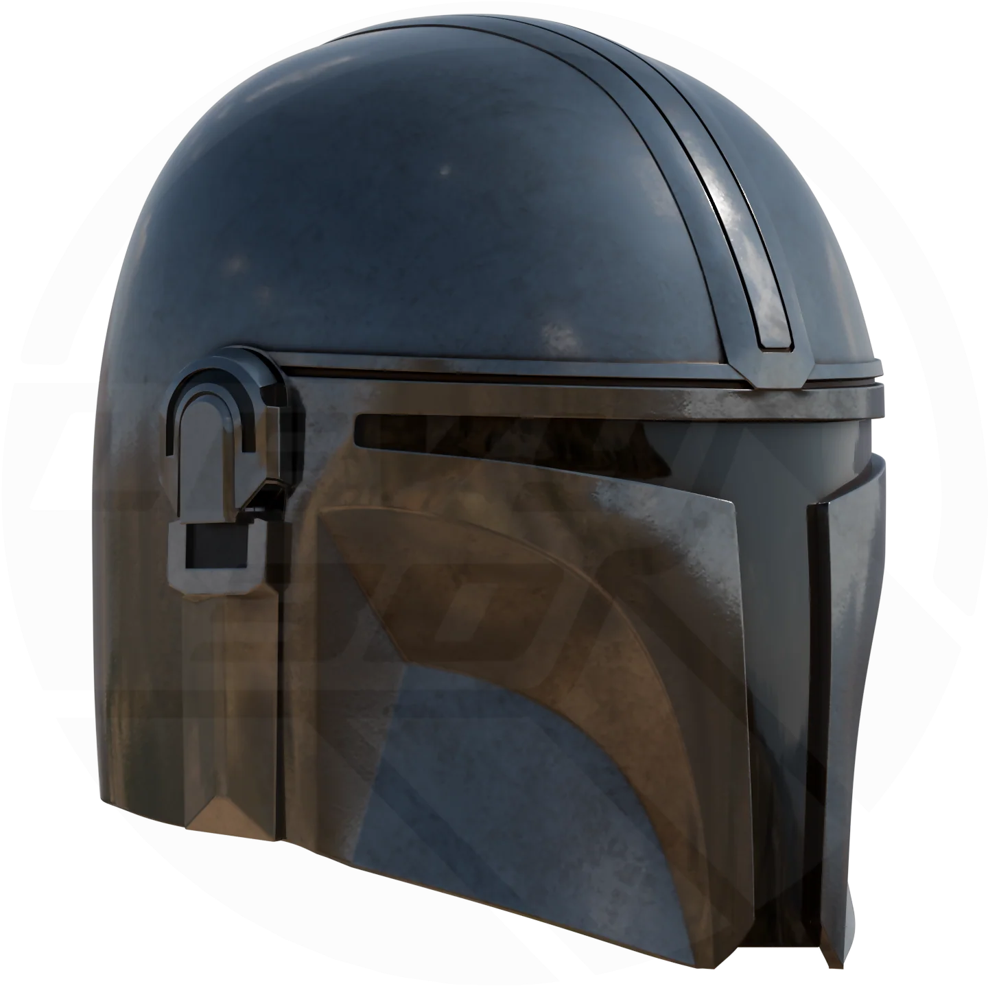 Mando Helmet 3D Model - Image 2