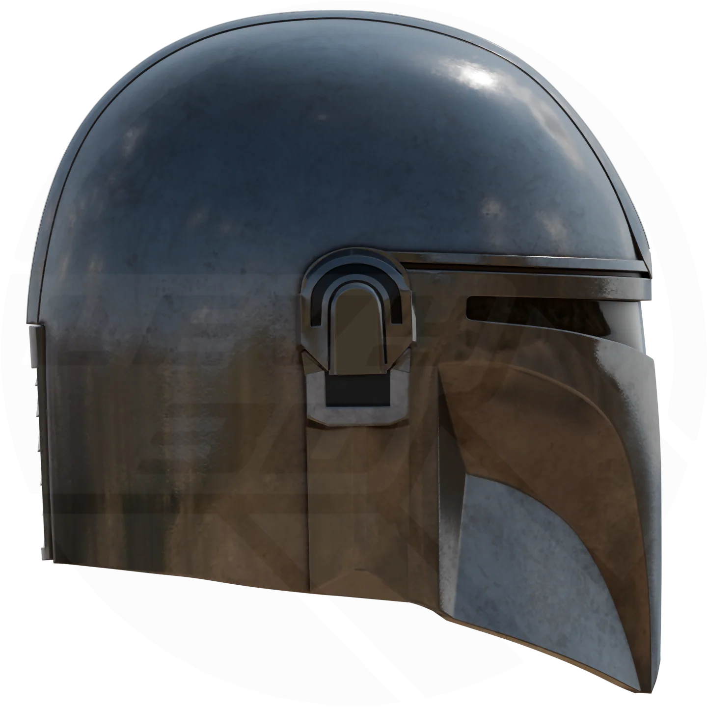Mando Helmet 3D Model - Image 3