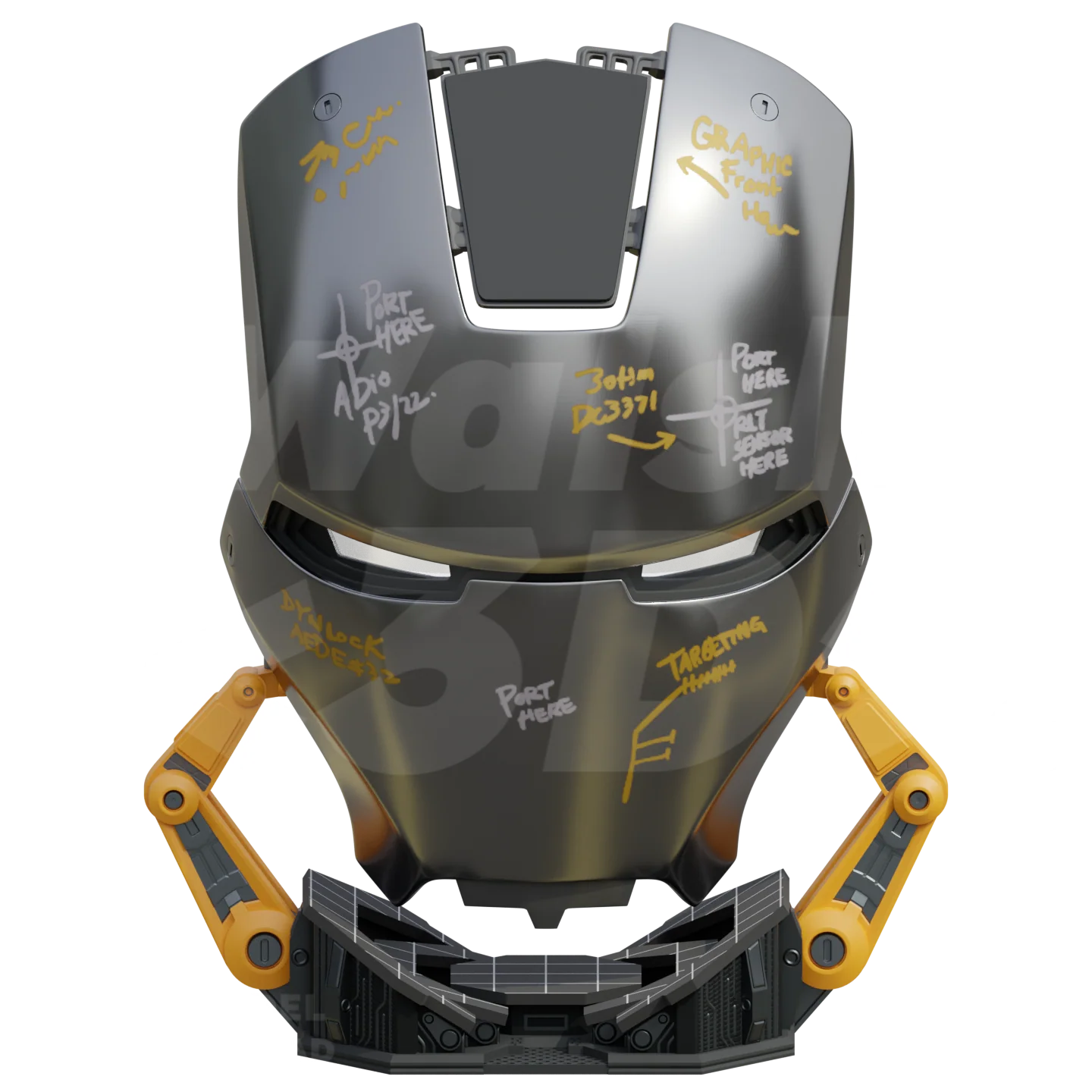 Mark 2 Test Faceplate Display [3D Print Model]