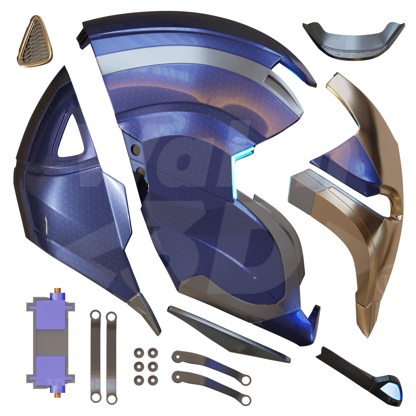 Mark 49 Rescue Helmet 3D Print Model - Image 2