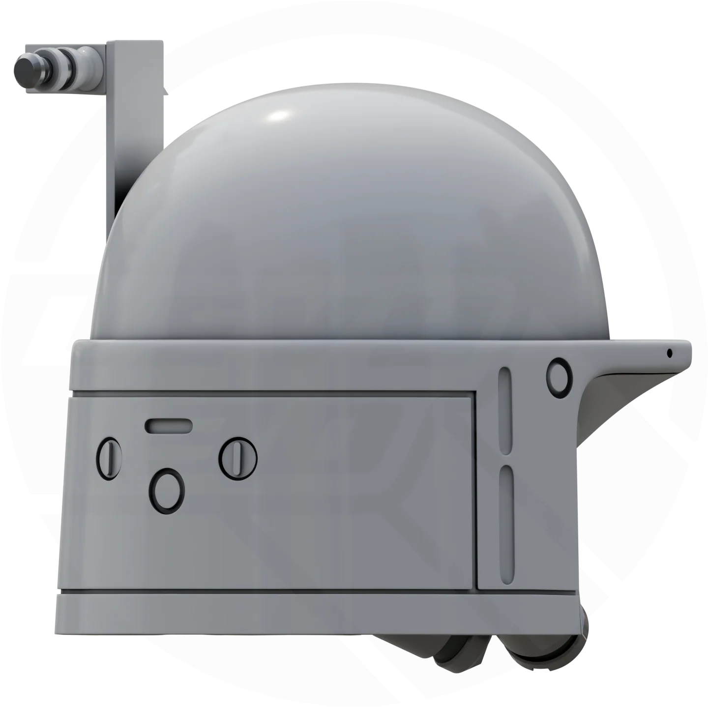 McQuarrie Concept Boba Helmet 3D Model - Image 4