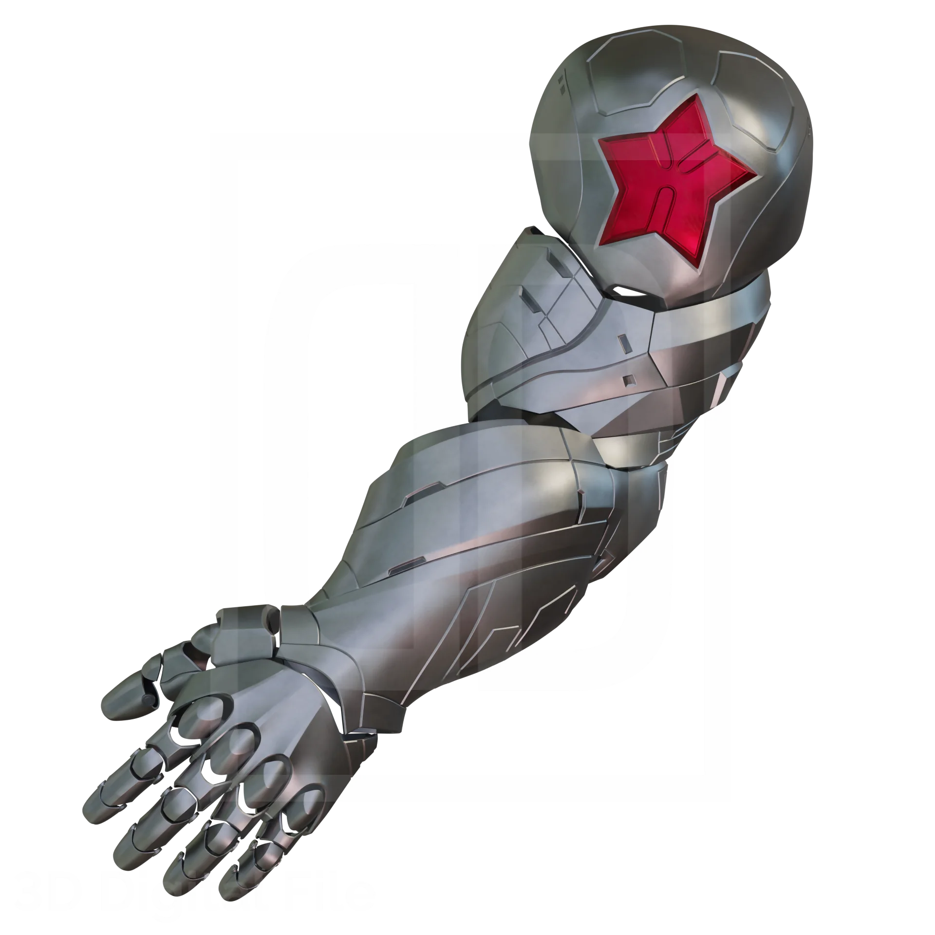 Metal Arm Soldier - MR 3D Model