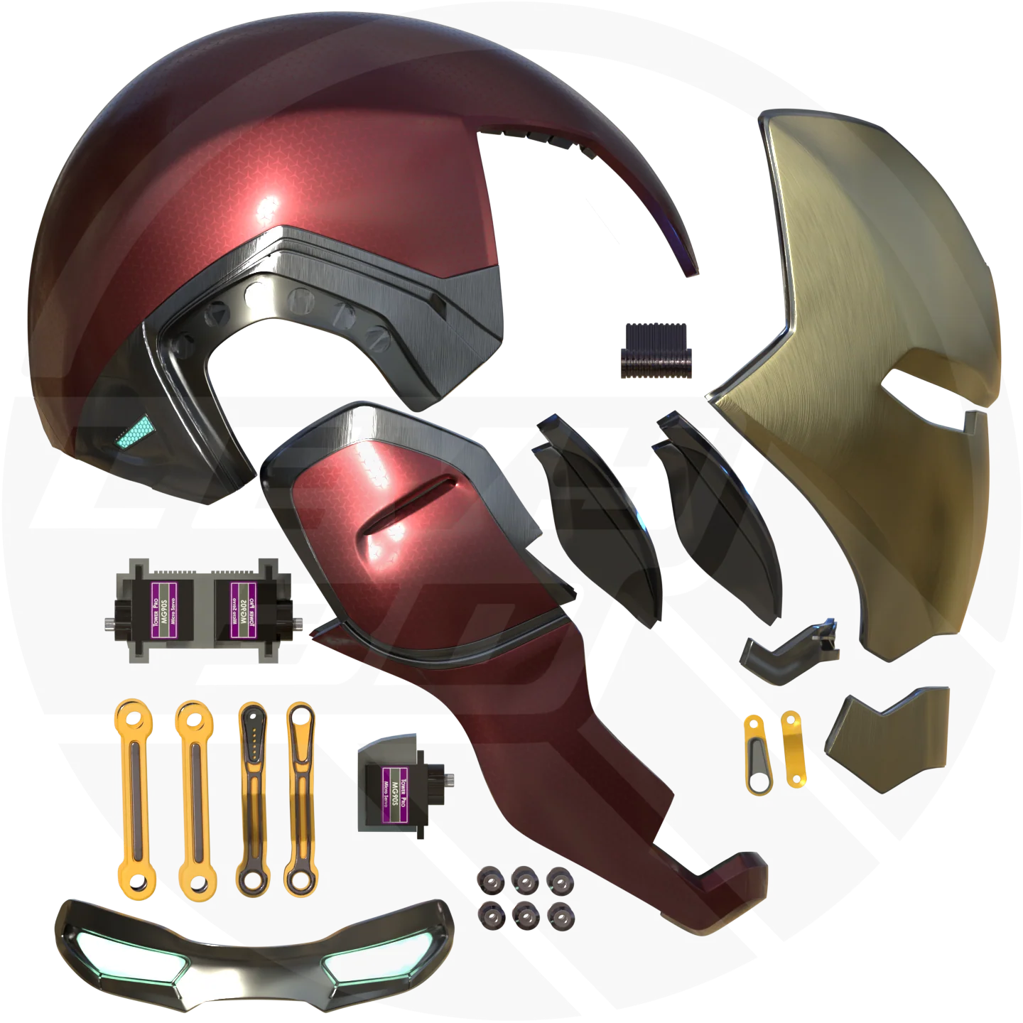 MK 85 Helmet motorized 3D printable Model - Image 2