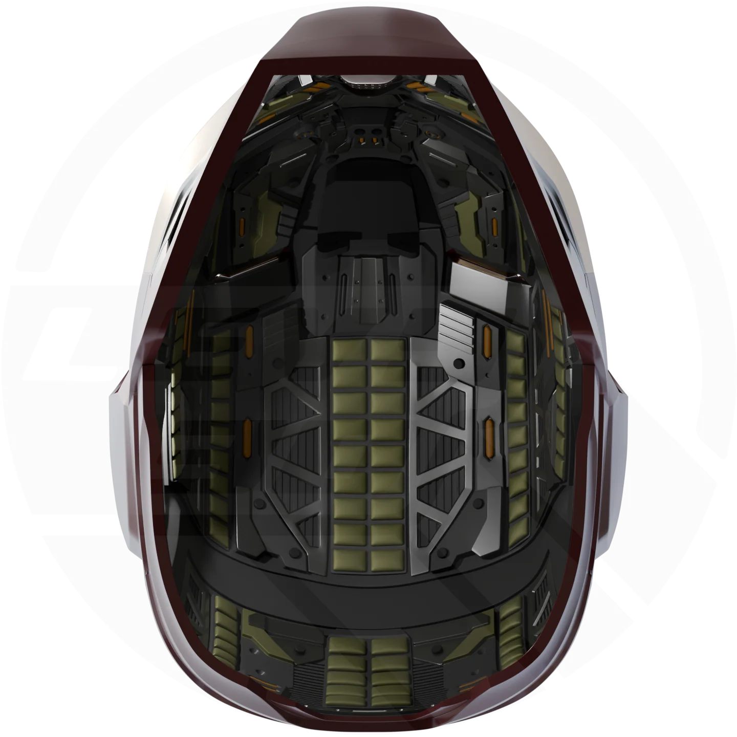 mk45 Helmet Motorized With Full Interior 3D Model - Image 6