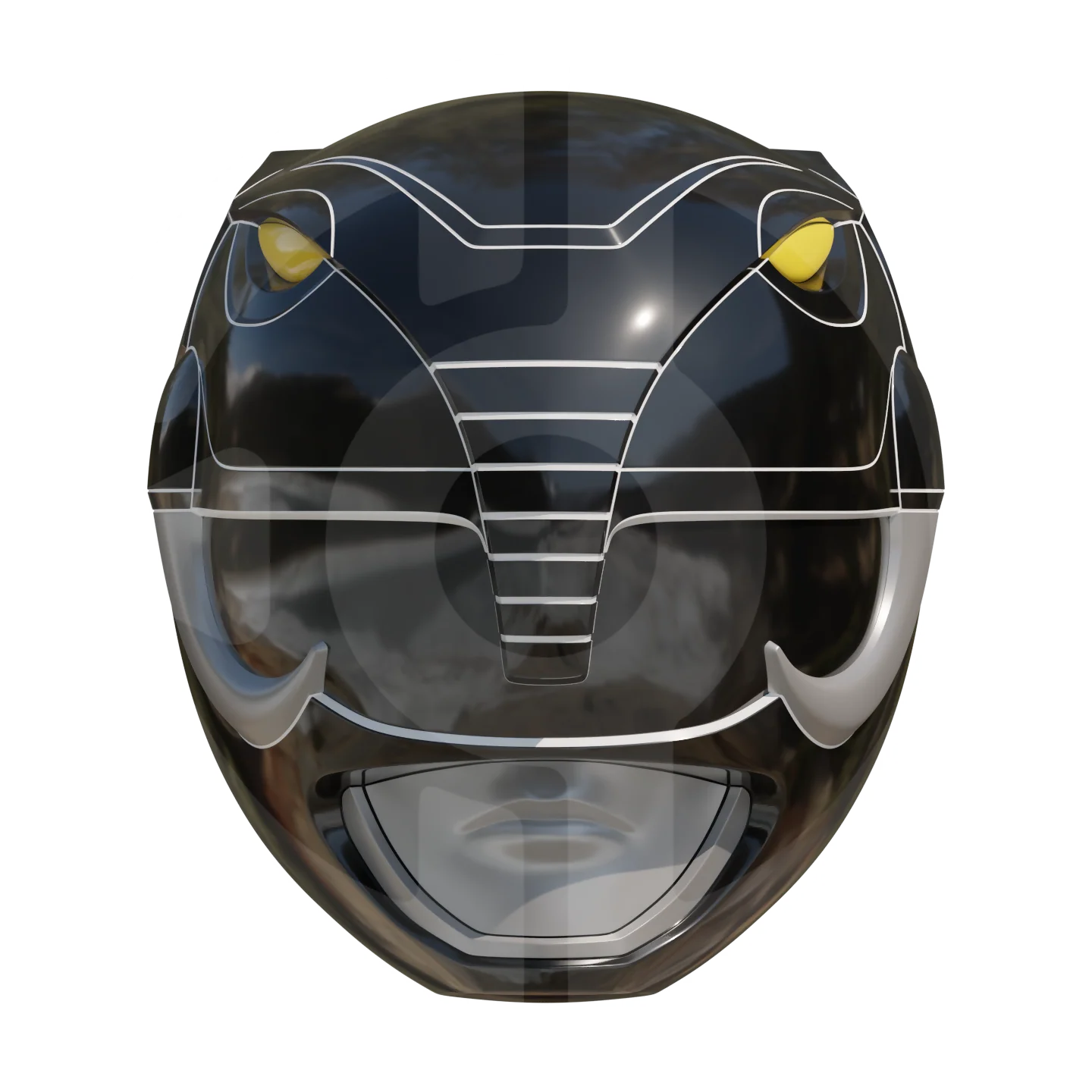 MMPR Black Ranger Helmet File