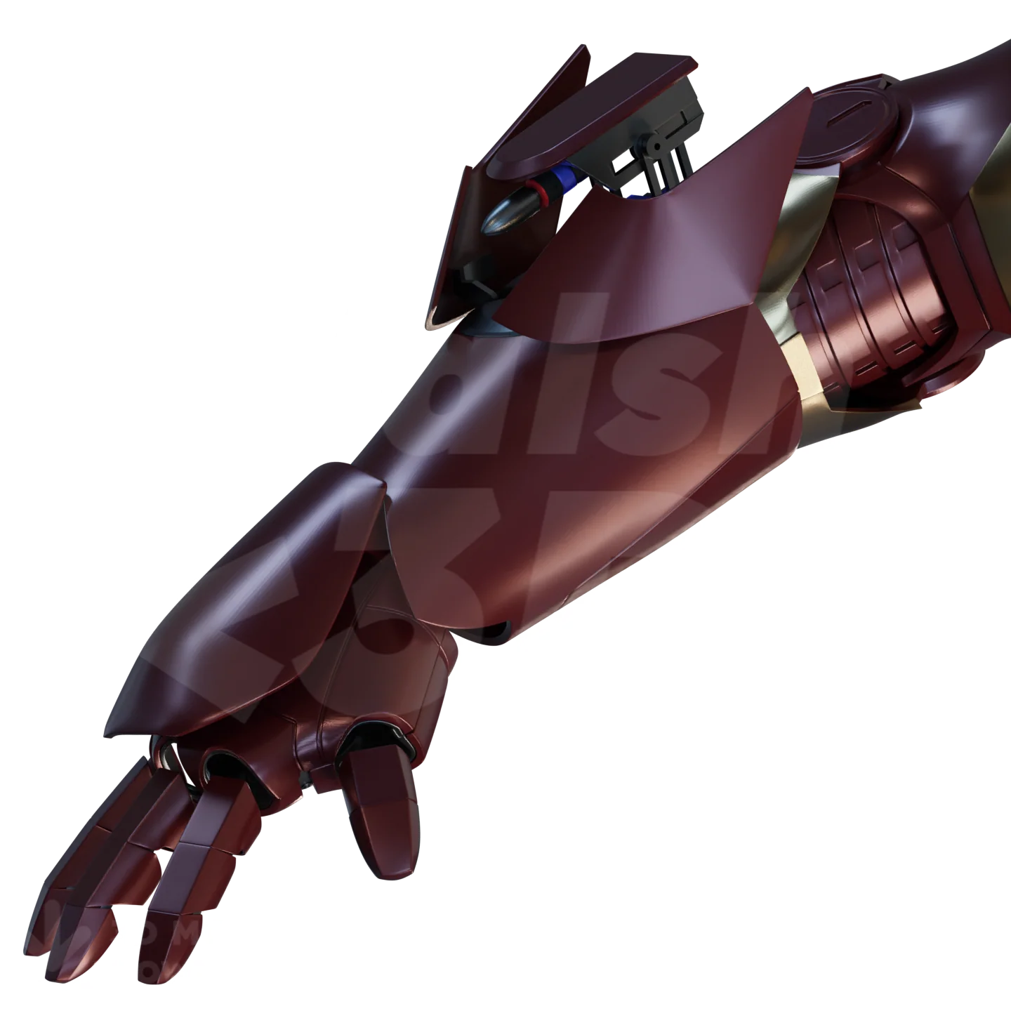 Motorized Mark 3 Arm 3D Printable Model - Image 2