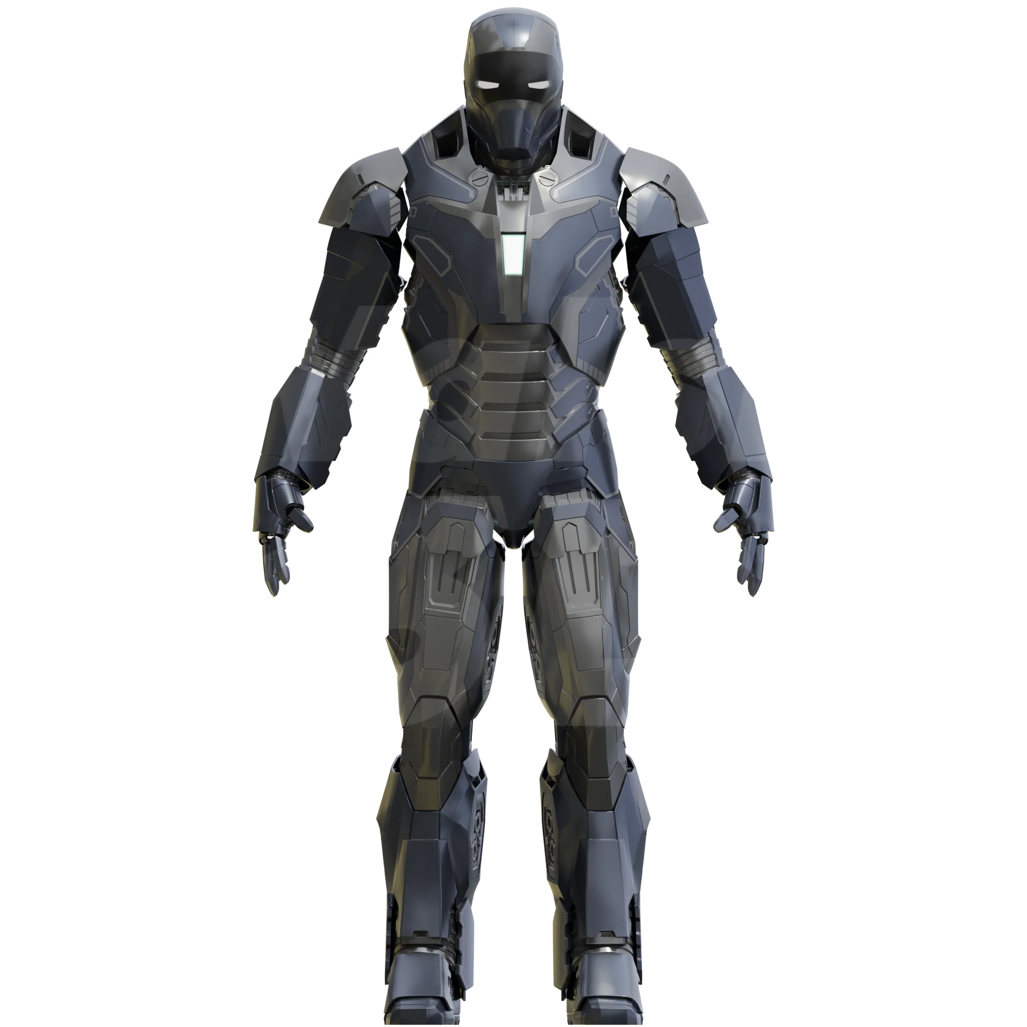 Motorized Mark 40 Shotgun Full Suit [3D Print Model]