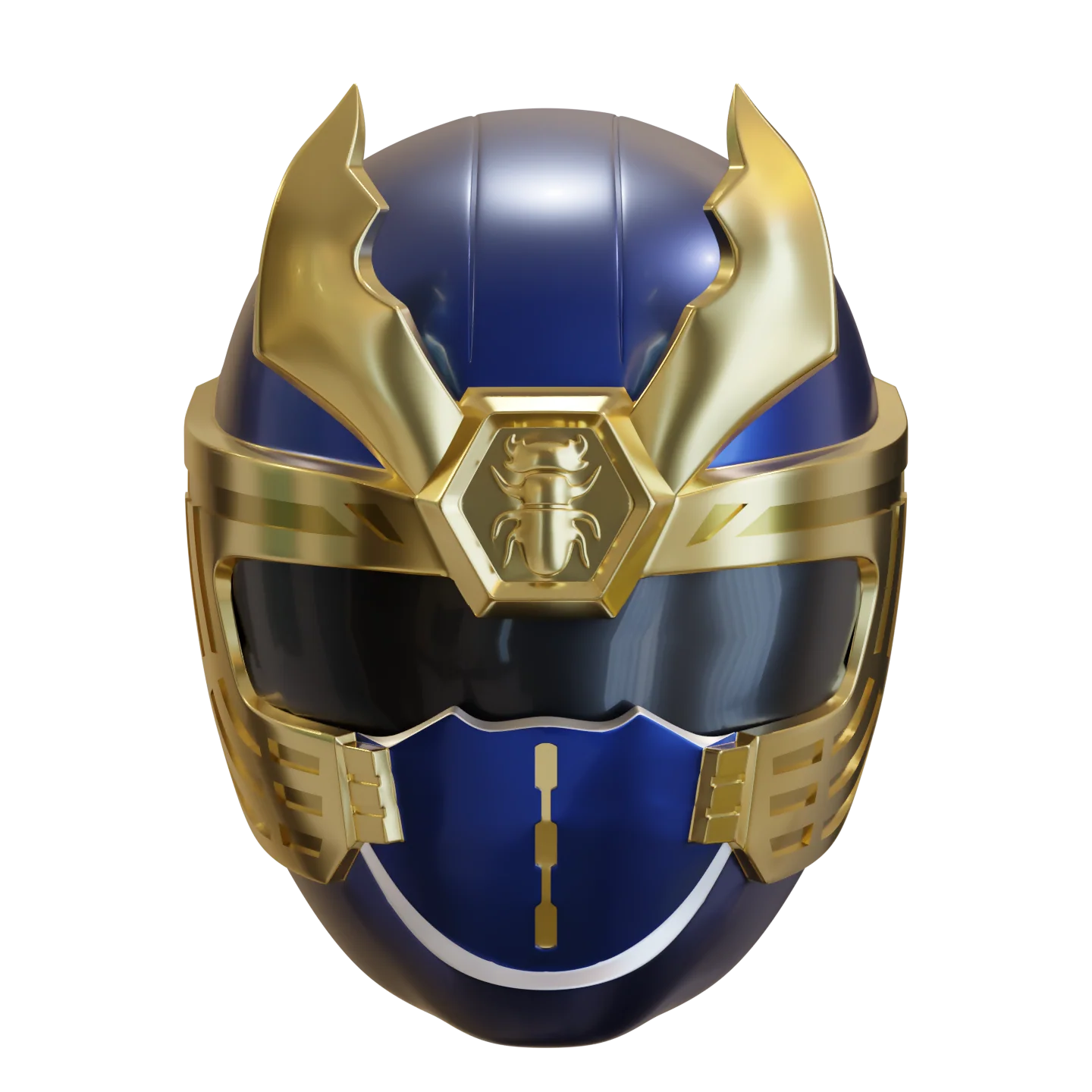 Navy Thunder Ranger Helmet 3D Model
