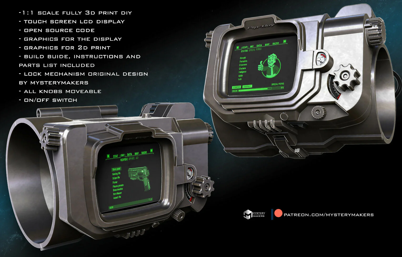 Pip Boy 3000 MkV - functional with open source code and a touch screen - Image 2