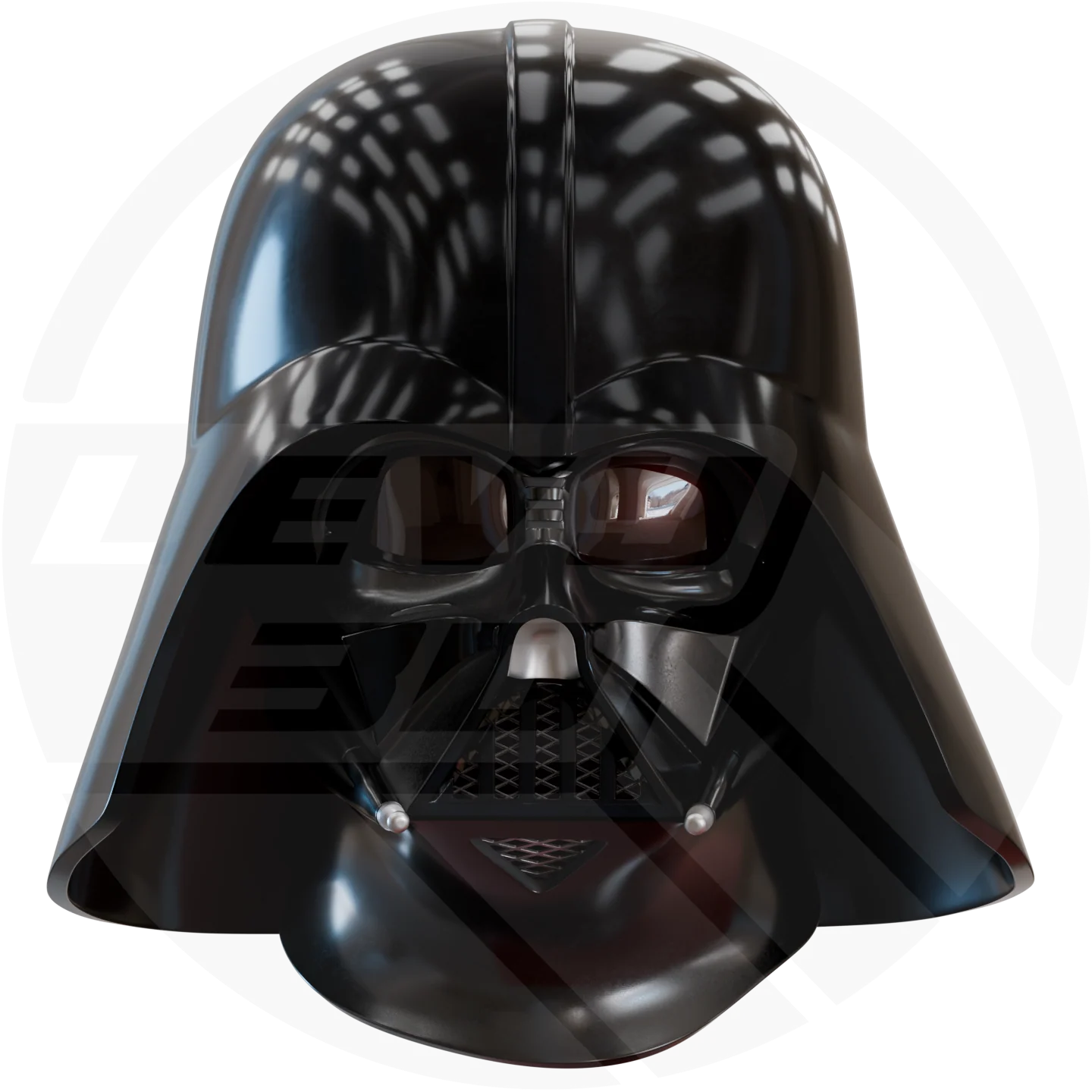 R1 Dark Space Wizard Helmet 3D printable Model