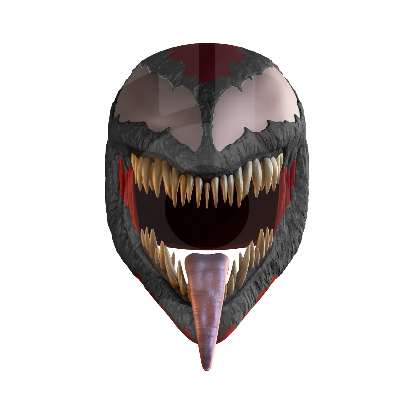Red Symbiote Villain Helmet File