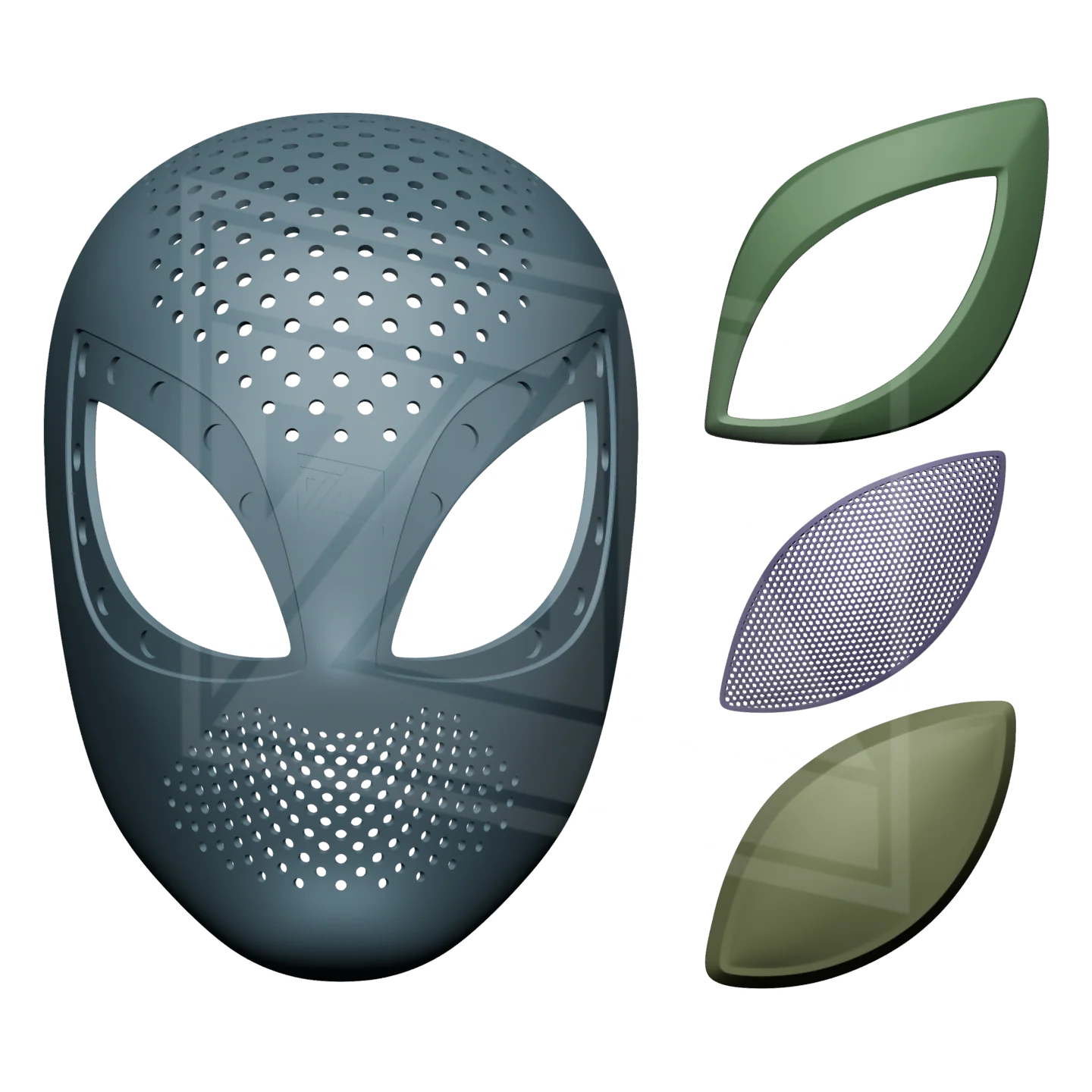 Rivals Inspired Faceshell 3D Model - Image 2
