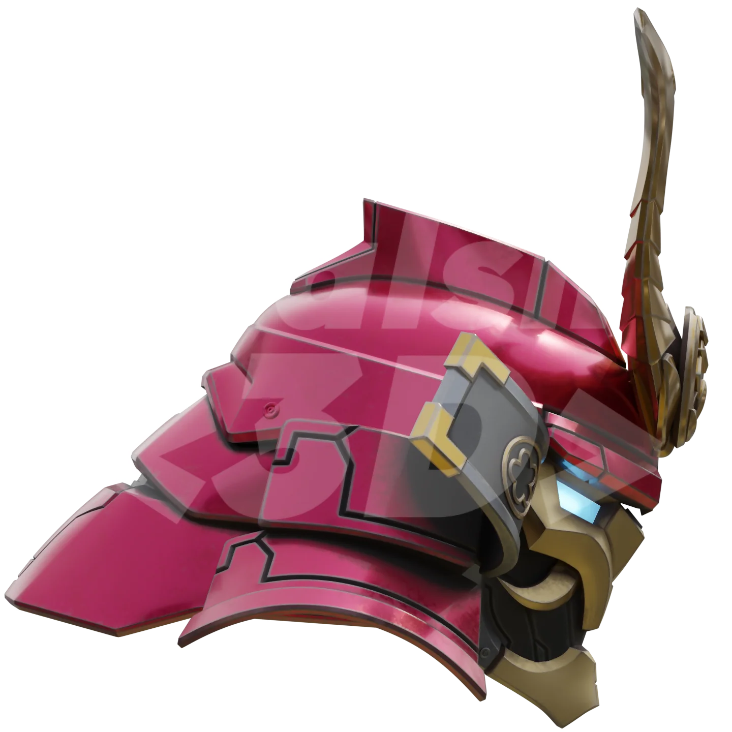Samurai Iron Rival Helmet [3D Print Model] - Image 4