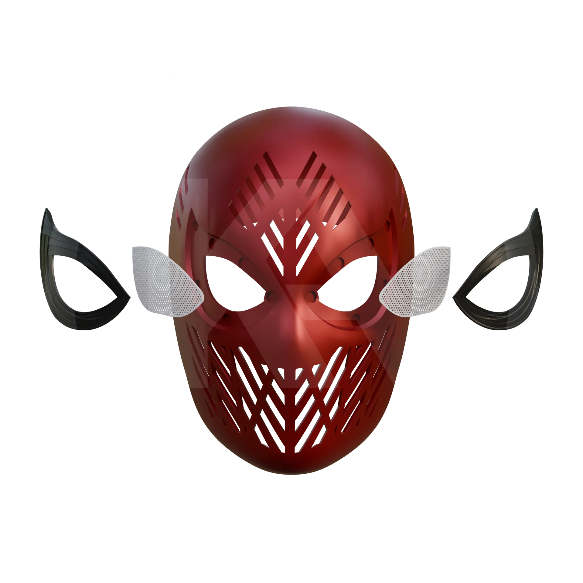 Spider Hero MCU NWH/FFH Faceshell 3D Printable File - Image 2